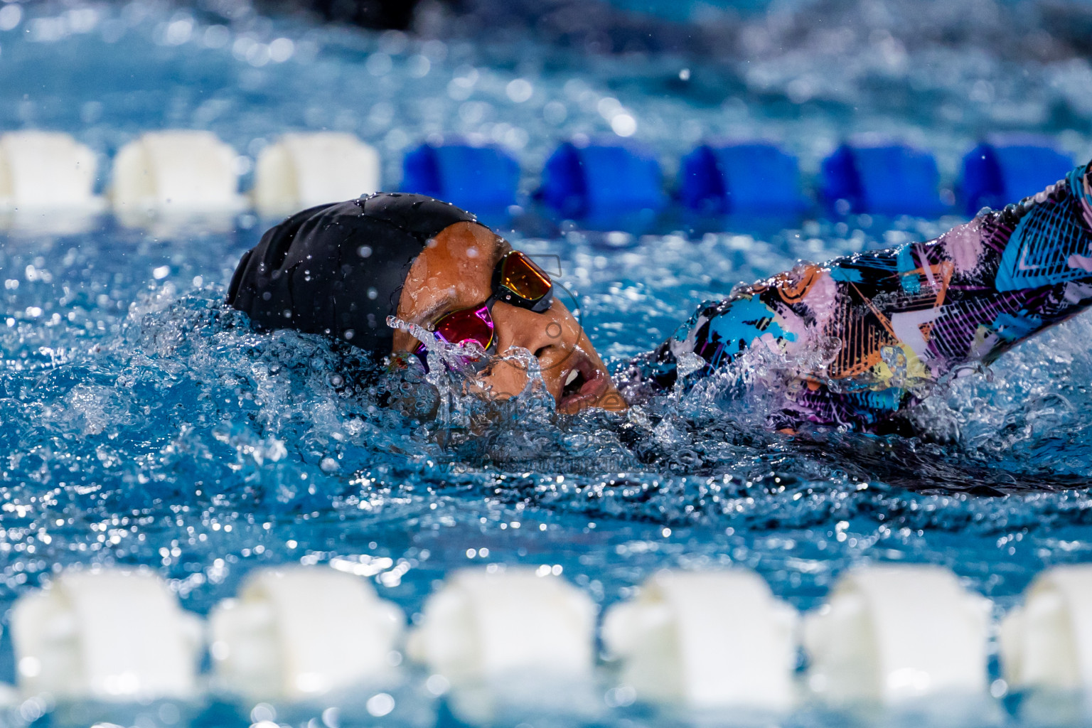 Day 3 of 20th BMLInter-school Swimming Competition 2024 held in Hulhumale', Maldives on Monday, 14th October 2024. Photos: Nausham Waheed / images.mv