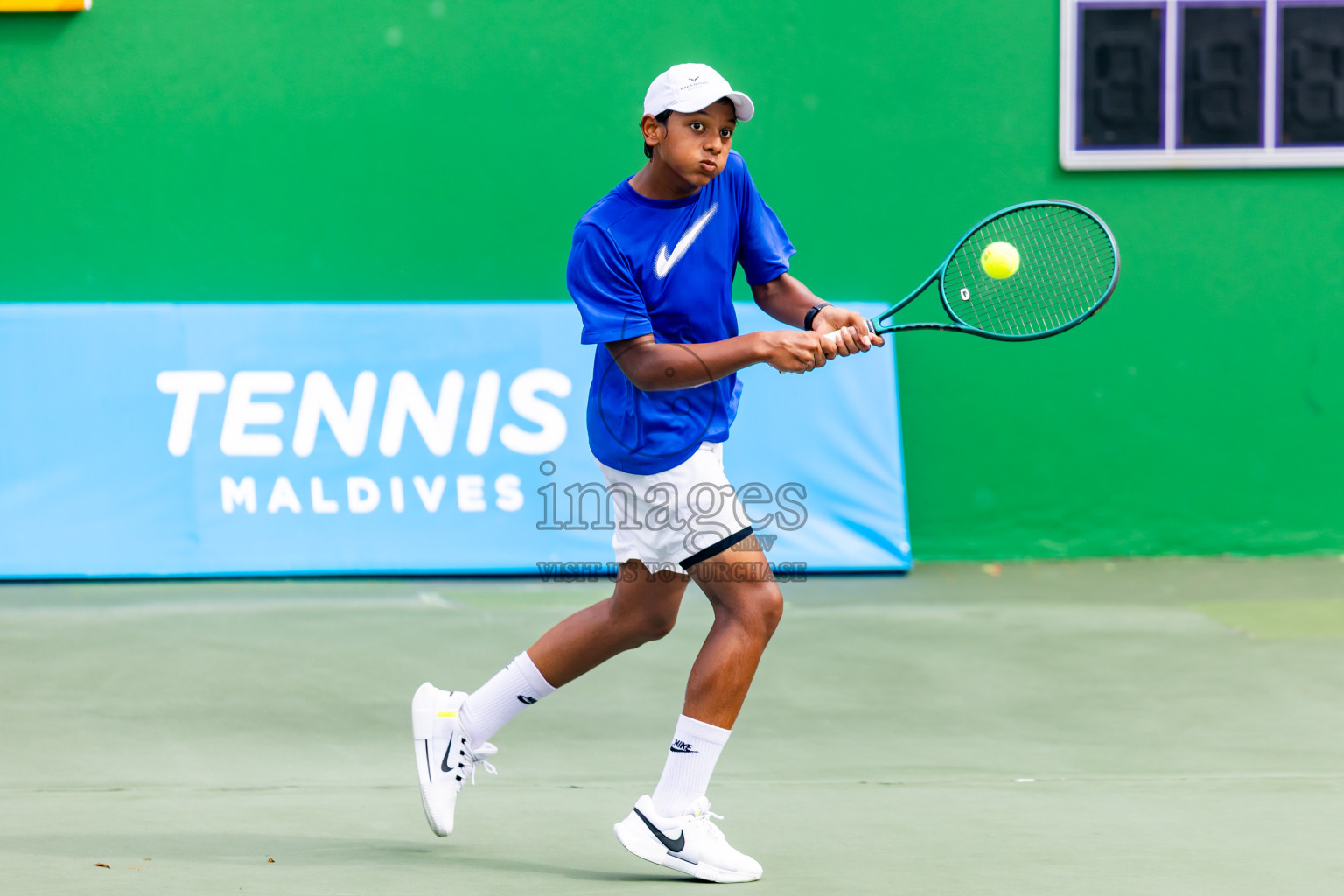 Day 5 of ATF Maldives Junior Open Tennis was held in Male' Tennis Court, Male', Maldives on Monday, 16th December 2024. Photos: Nausham Waheed/ images.mv