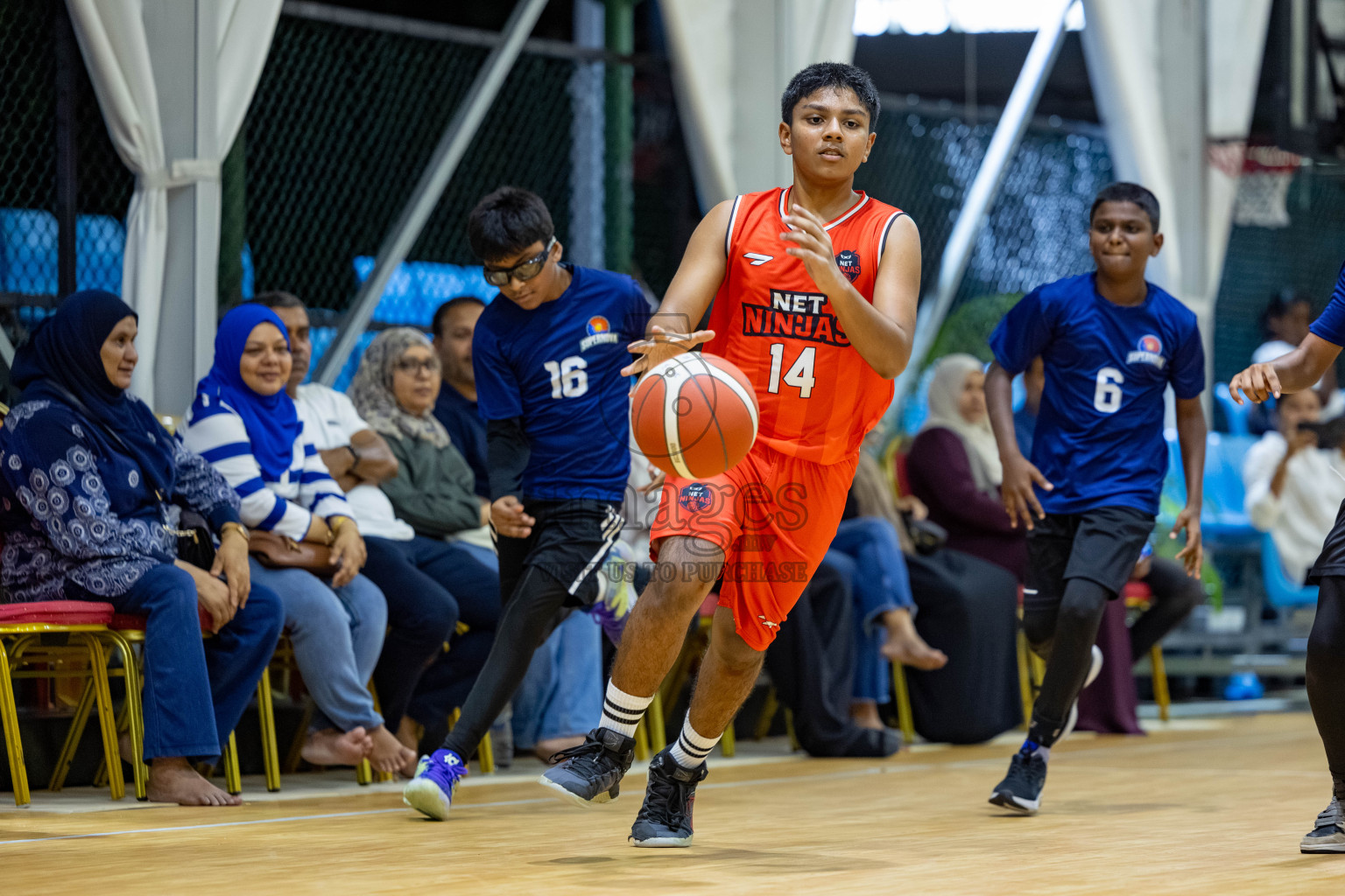Milo 5 x 5 Junior Challenge 2025 - Basketball tournament held in Basketball Training Center, Male', Maldives on Thursday, 09th October 2025. 
Photo by: Hassan Simah / Images.mv