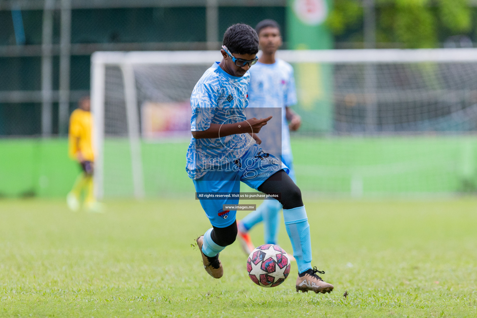 Day 1 of MILO Academy Championship 2023 (u14) was held in Henveyru Stadium Male', Maldives on 3rd November 2023. Photos: Nausham Waheed / images.mv