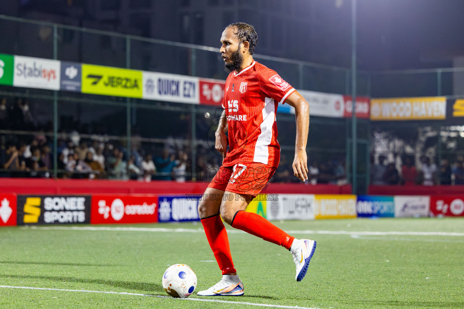 HA Kelaa vs HA Hoarafushi in Day 13 of Golden Futsal Challenge 2025 was held on Friday, 17th January 2025, in Hulhumale', Maldives. Photos: Nausham Waheed / images.mv