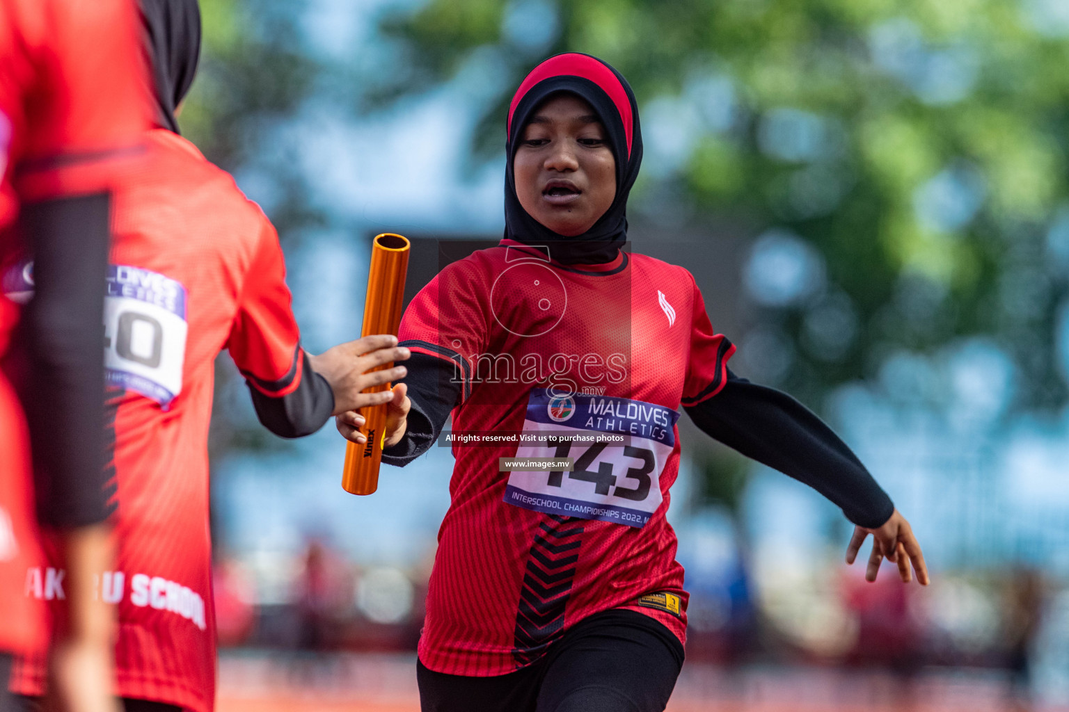 Day 3 of Inter-School Athletics Championship held in Male', Maldives on 25th May 2022. Photos by: Nausham Waheed / images.mv