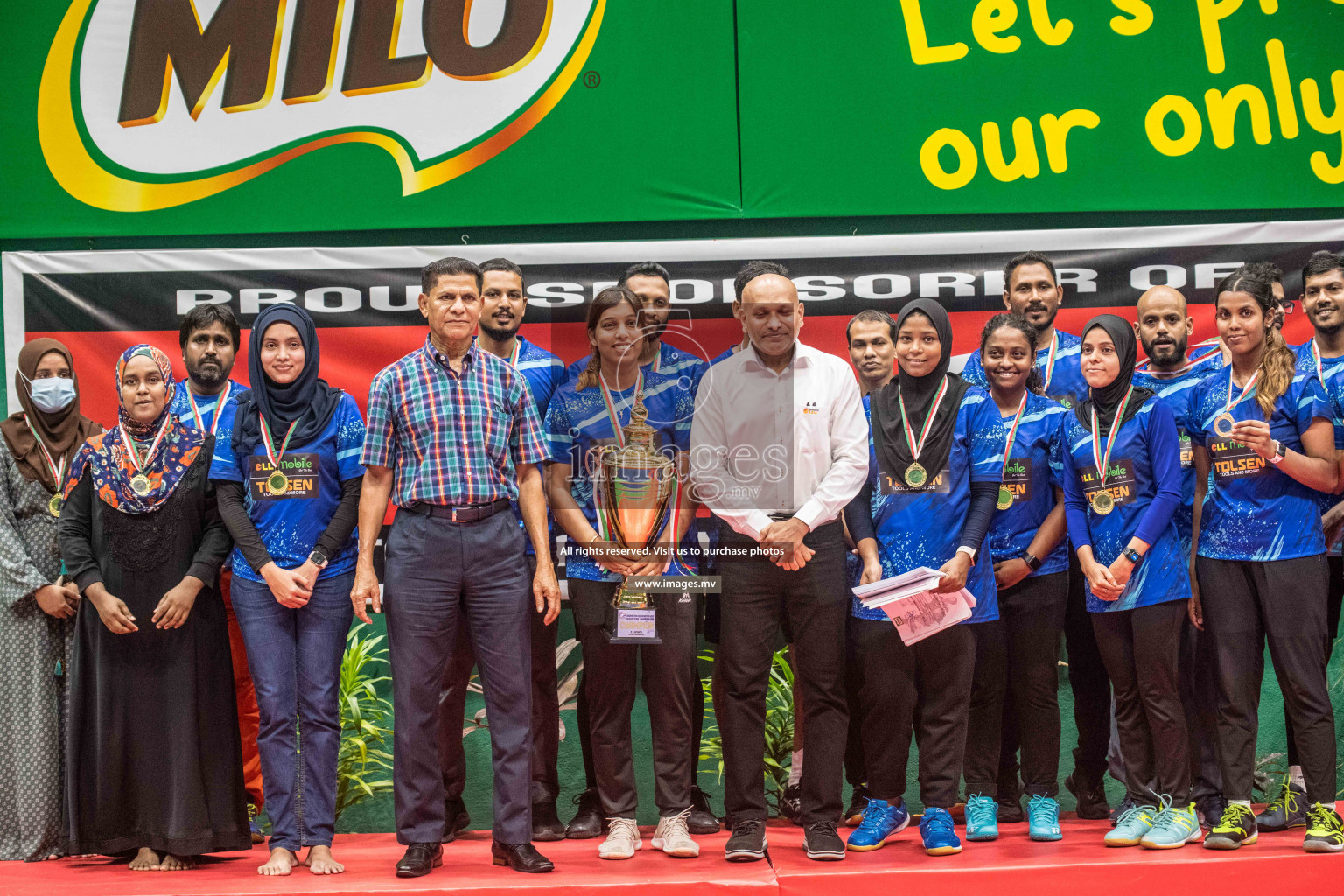 Final of Badminton association mixed group championship 2021 held in Male', Maldives Photos by Nausham Waheed