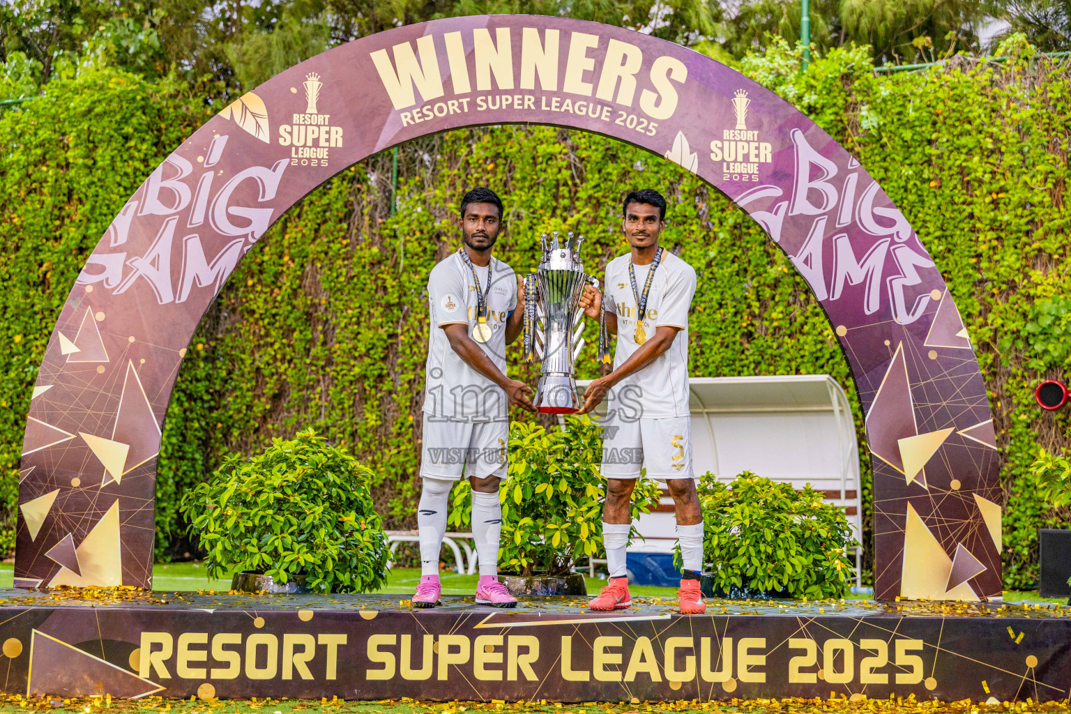 Conrad Maldives vs Joali Maldives in the Final of Resort Super League 2025 was held on Wednesday, 5th November 2025 in Jumeirah Olhaheli Island Maldives, Photos: Areef Adam / images.mv