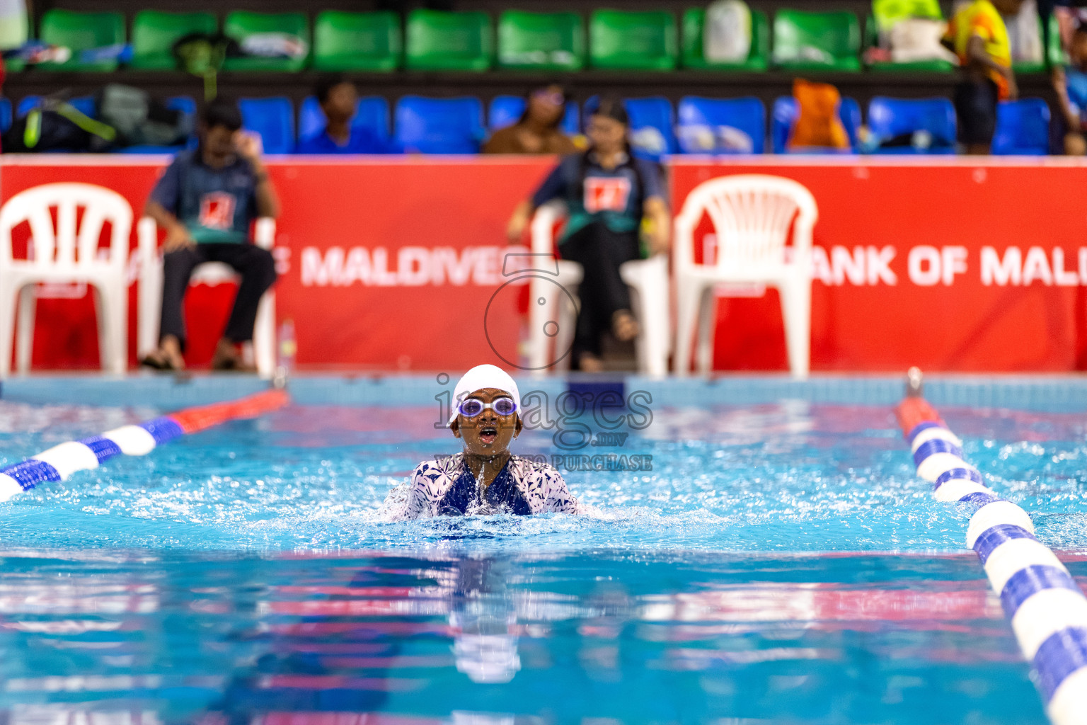 Day 3 of BML 6th National Kids Swimming Kids Festival 2025 held in Hulhumale', Maldives on Wednesday, 5th November 2024. 
Photos: Hassan Simah / images.mv