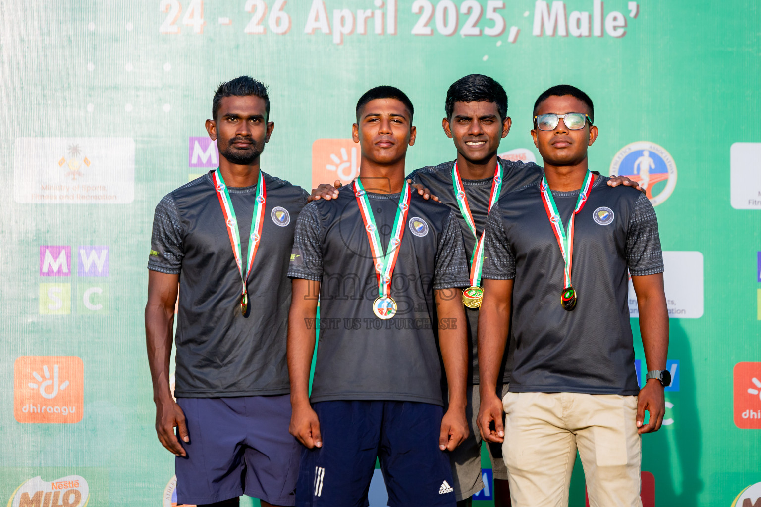 Day 3 of 12th Milo Association Championships was held in Ekuveni Track at Male', Maldives on Saturday, 26th April 2025. Photos: Nausham Waheed / images.mv