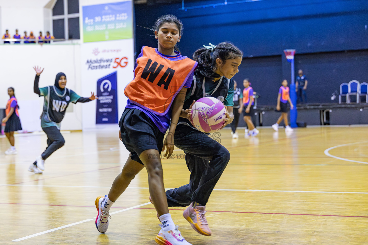 Day 15 of 26th Inter-School Netball Tournament 2025 was held in Social Center Indoor Hall on Thursday, 6th November 2025. Photos: Areef Adam / images.mv