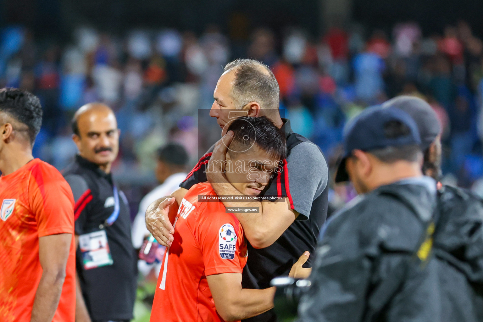 Kuwait vs India in the Final of SAFF Championship 2023 held in Sree Kanteerava Stadium, Bengaluru, India, on Tuesday, 4th July 2023. Photos: Nausham Waheed / images.mv