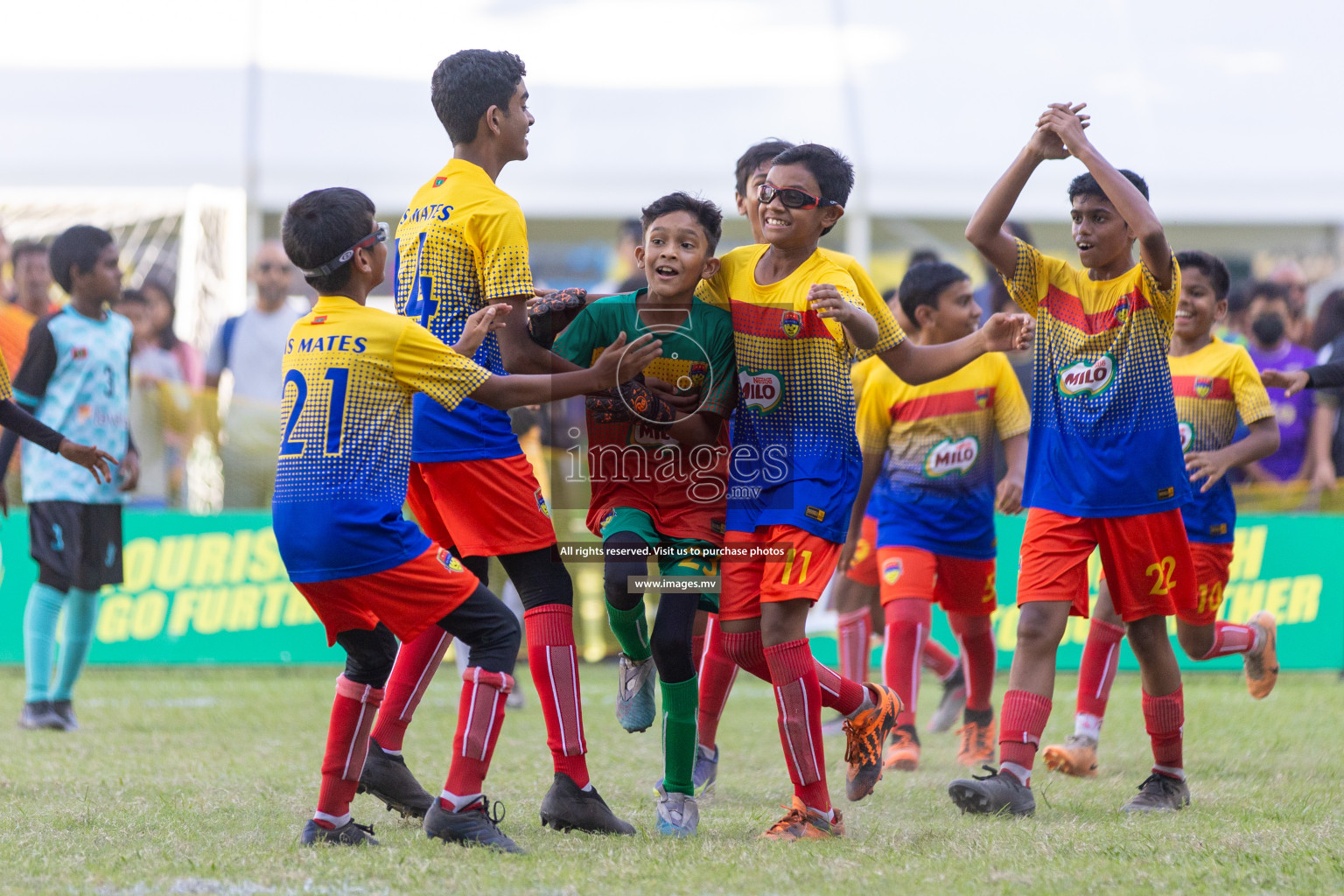 Day 2 of MILO Academy Championship 2023 (U12) was held in Henveiru Football Grounds, Male', Maldives, on Saturday, 19th August 2023. Photos: Nausham Waheedh / images.mv