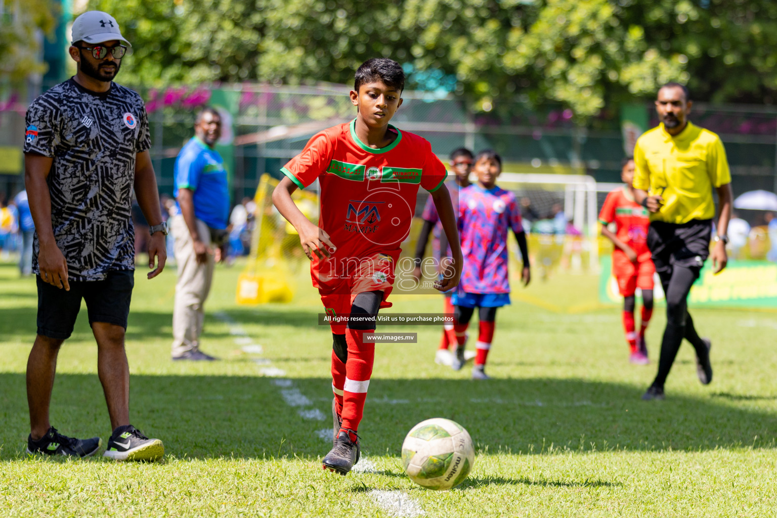 Day 1 of MILO Academy Championship 2023 (U12) was held in Henveiru Football Grounds, Male', Maldives, on Friday, 18th August 2023.