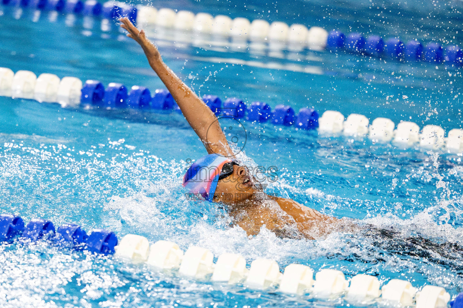 Day 5 of National Swimming Competition 2024 held in Hulhumale', Maldives on Tuesday, 17th December 2024. Photos: Hassan Simah / images.mv