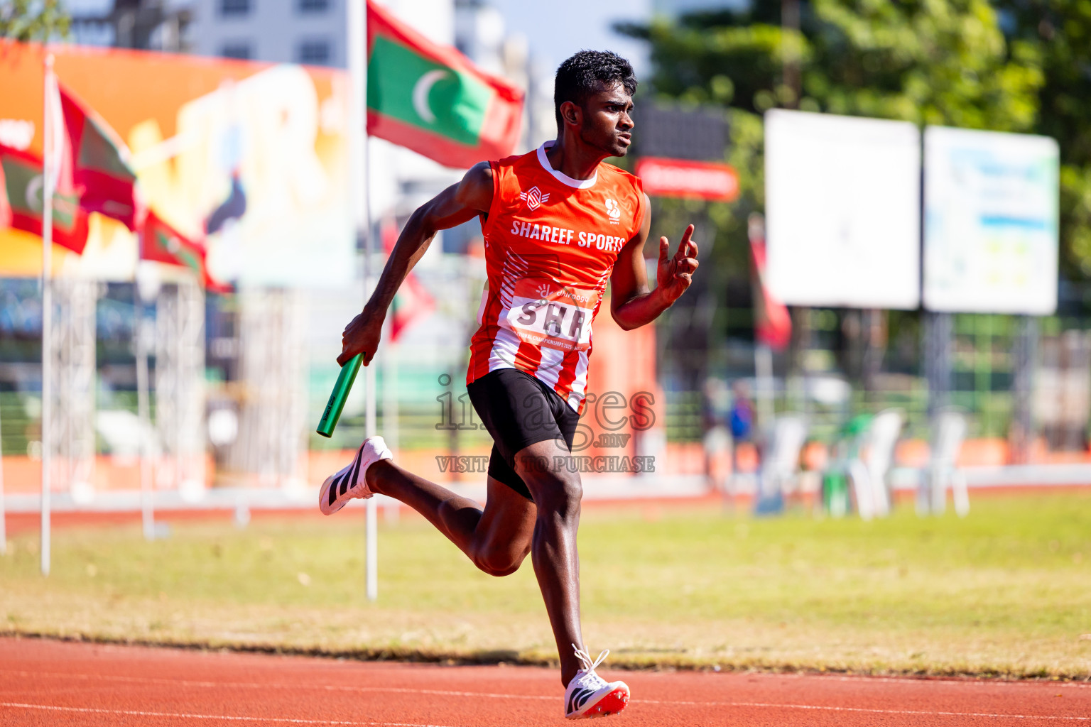 Day 3 of National Athletics Championship 2025 was held at Ekuveni Running Ground in Male', Maldives on Saturday, 16th August 2025. Photos: Nausham Waheed / images.mv