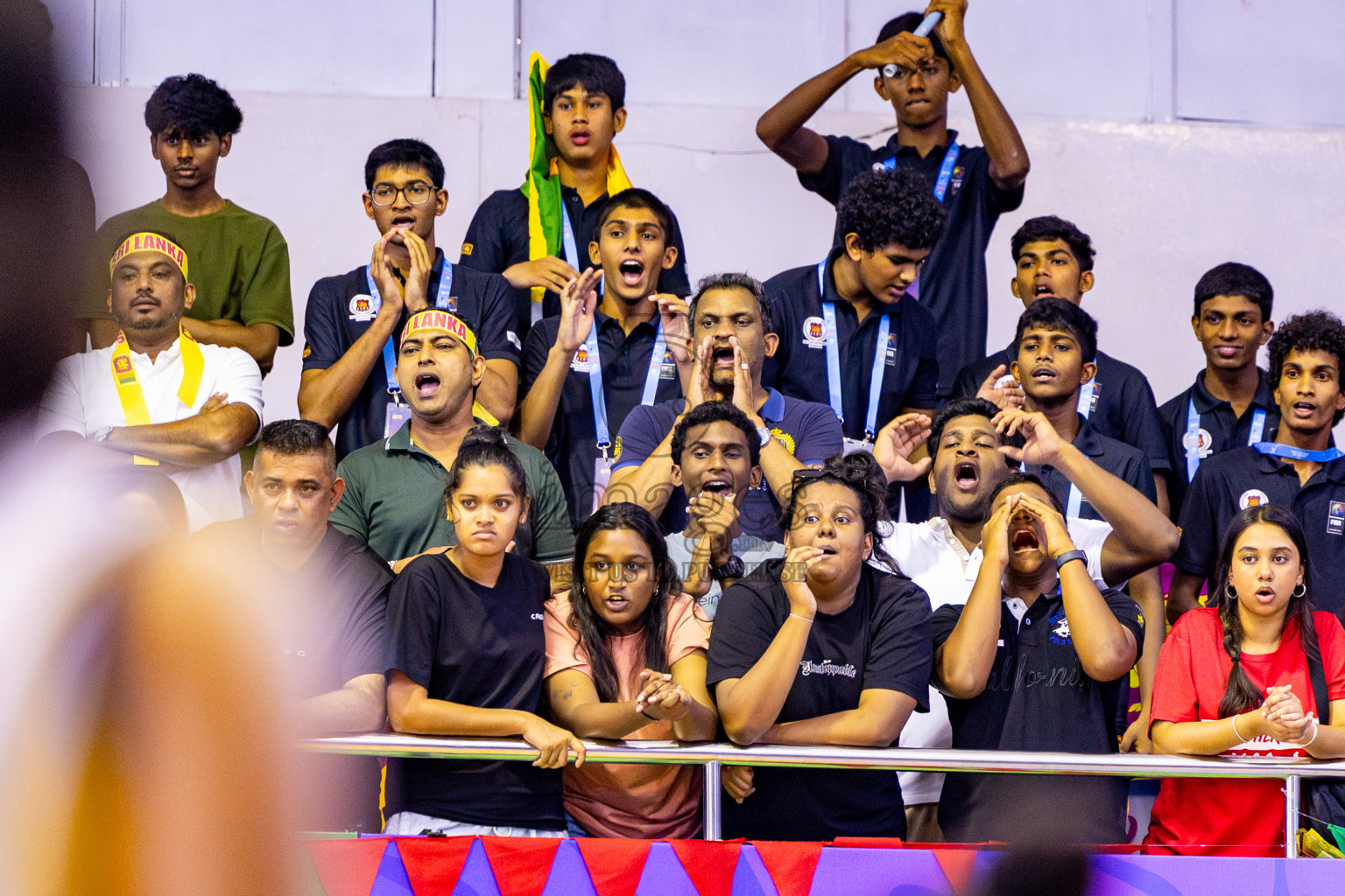 Maldives vs SriLanka in Day 2 of Under 16 Woman's Asian Cup SABA Qualifiers 2025 was held in Social Center, Male', Maldives on Friday, 13th June 2025. Photos: Nausham Waheed / images.mv