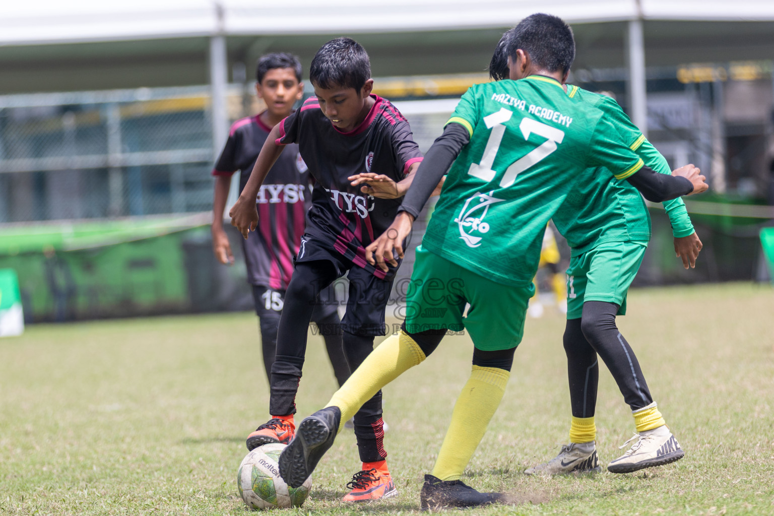 Day 3 of MILO Academy Championship 2024 - U12 was held at Henveiru Grounds in Male', Maldives on Thursday, 7th July 2024. Photos: Shuu Abdul Sattar / images.mv