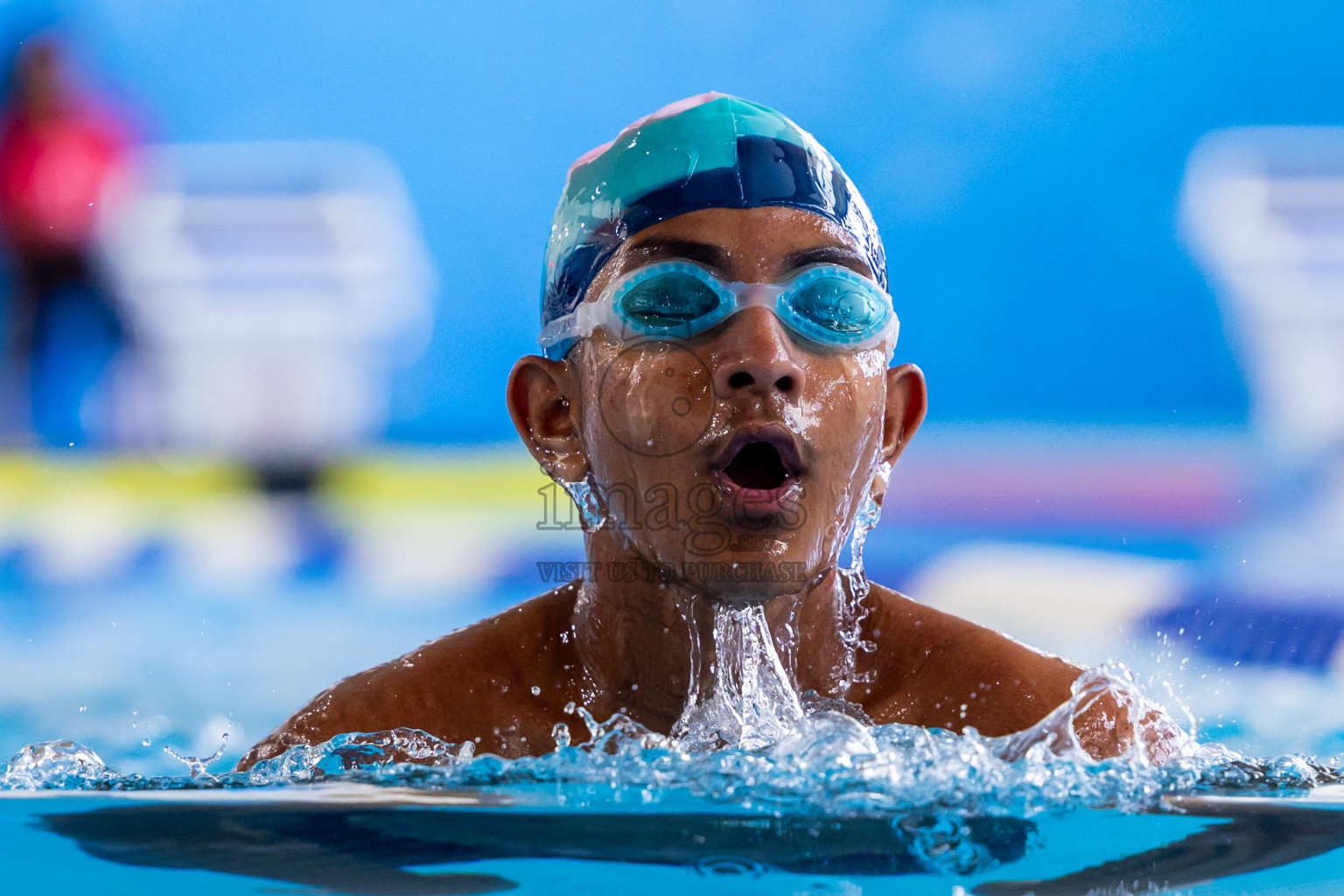 Day 2 of 20th Inter-school Swimming Competition 2024 held in Hulhumale', Maldives on Sunday, 13th October 2024. Photos: Nausham Waheed / images.mv