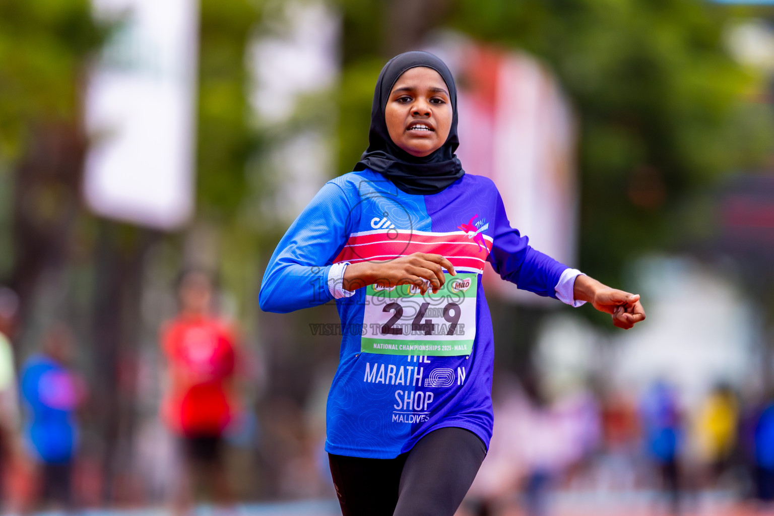 Day 3 of National Athletics Championship 2025 was held at Ekuveni Running Ground in Male', Maldives on Saturday, 16th August 2025. Photos: Nausham Waheed / images.mv