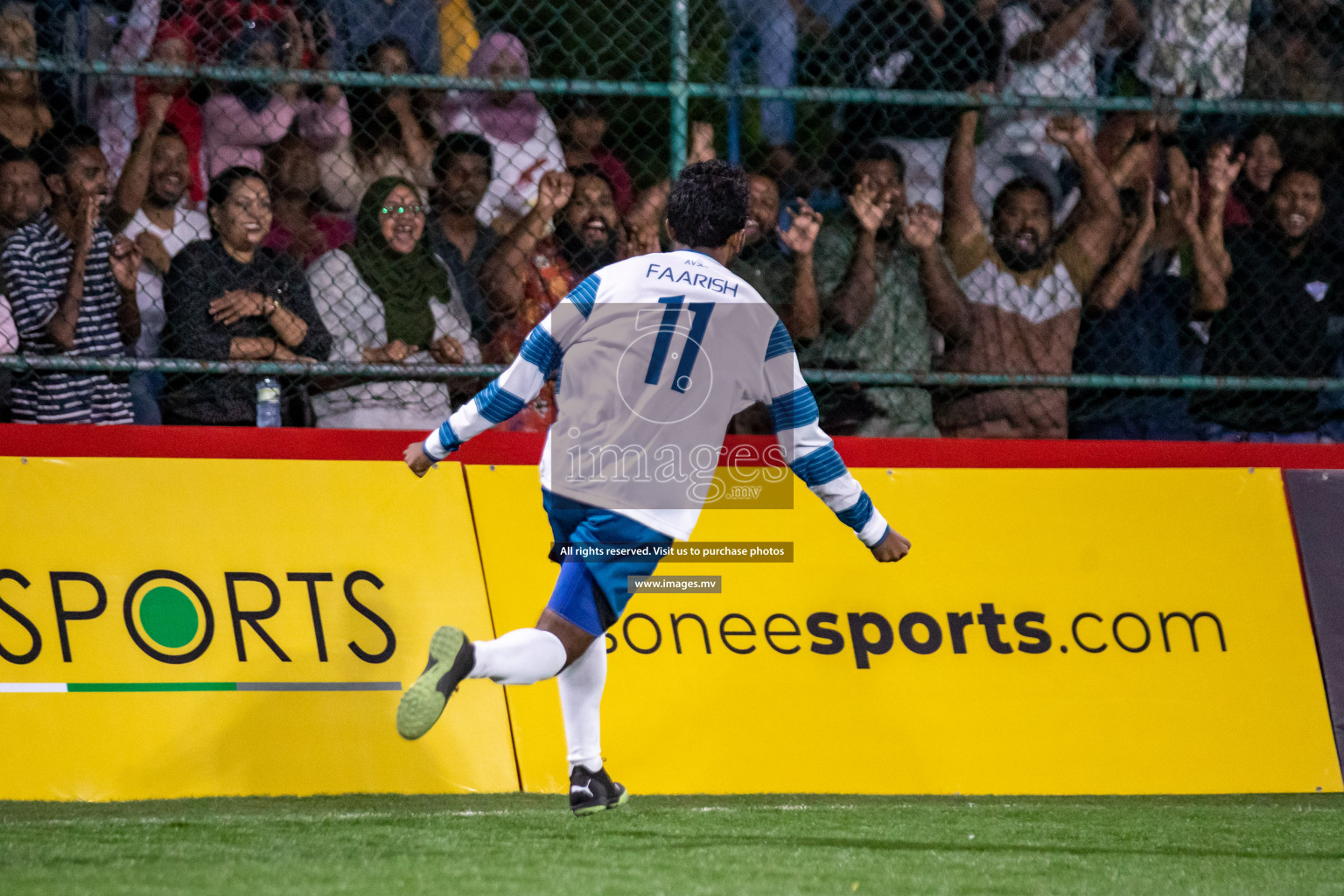 Club AVSEC vs TEAM DJA in Club Maldives Cup 2022 was held in Hulhumale', Maldives on Sunday, 9th October 2022. Photos: Hassan Simah / images.mv