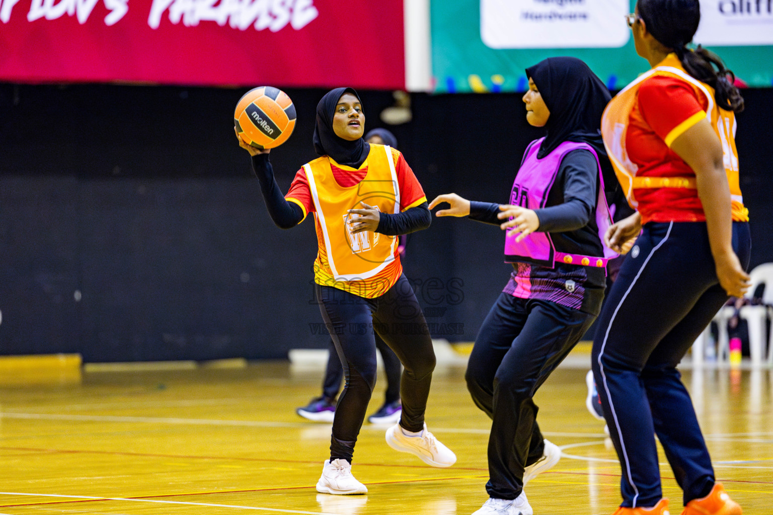 Day 2 of 21st National Netball Tournament was held in Social Canter at Male', Maldives on Thursday, 10th May 2024. Photos: Nausham Waheed / images.mv