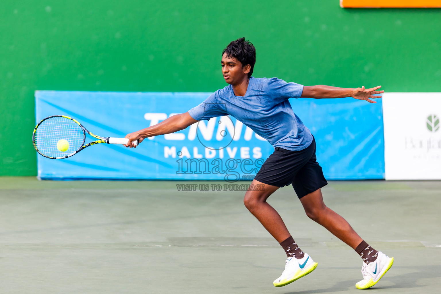 Day 4 of ATF Maldives Junior Open Tennis was held in Male' Tennis Court, Male', Maldives on Thursday, 12th December 2024. Photos: Nausham Waheed/ images.mv