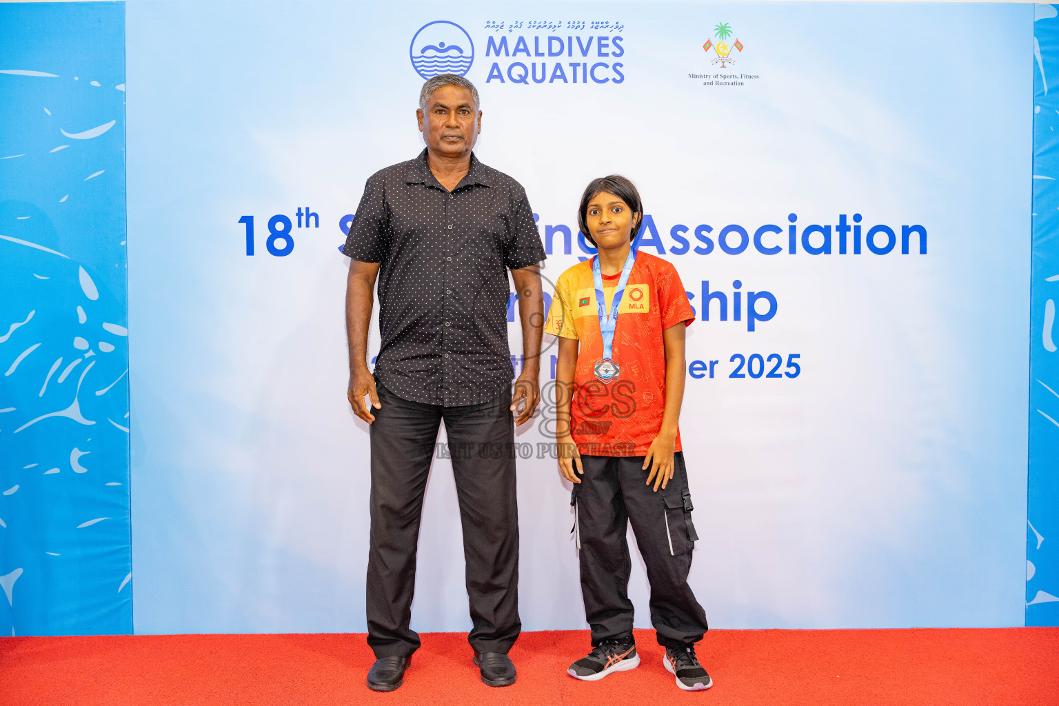 18th Swimming Association Championship 2025, Closing Ceremony was held on Saturday, 29th November 2025 at Swimming Track Hulhumale', Maldives. Photos: Areef Adam / images.mv