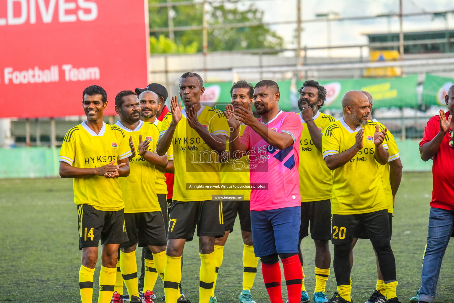 Veterans league 2022- Maldives soccermates vs Hulhumale veterans club photos by nausham waheed