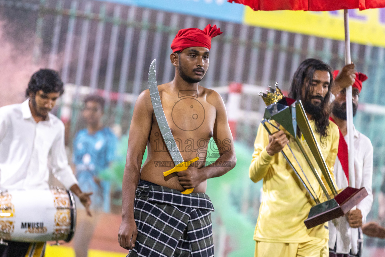 Opening of Golden Futsal Challenge 2024 with Charity Shield Match between L.Gan vs Th. Thimarafushi was held on Sunday, 14th January 2024, in Hulhumale', Maldives Photos: Ismail Thoriq / images.mv