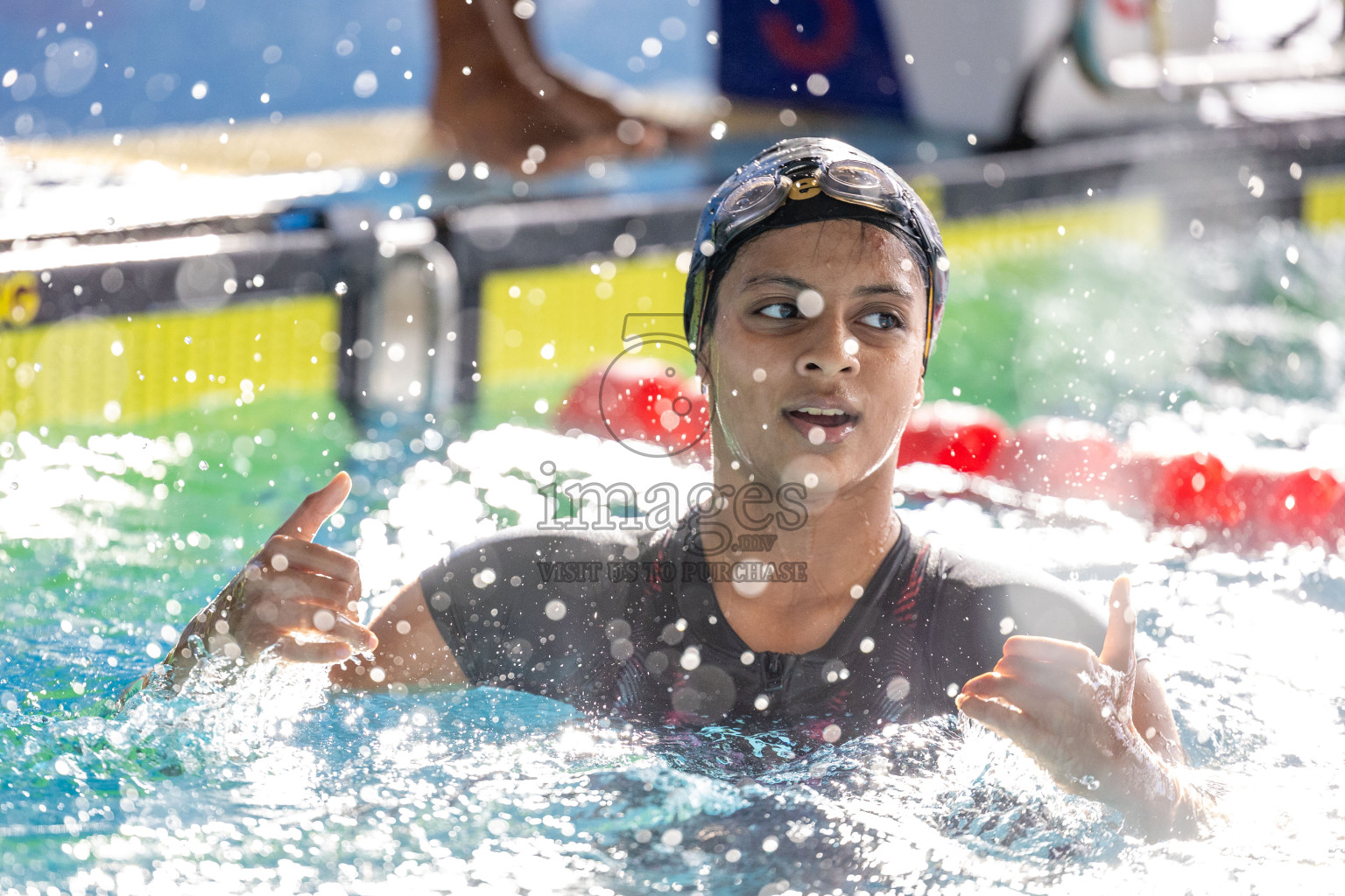 Day 4 of 20th Inter-school Swimming Competition 2024 held in Hulhumale', Maldives on Tuesday, 15th October 2024. Photos: Ismail Thoriq / images.mv