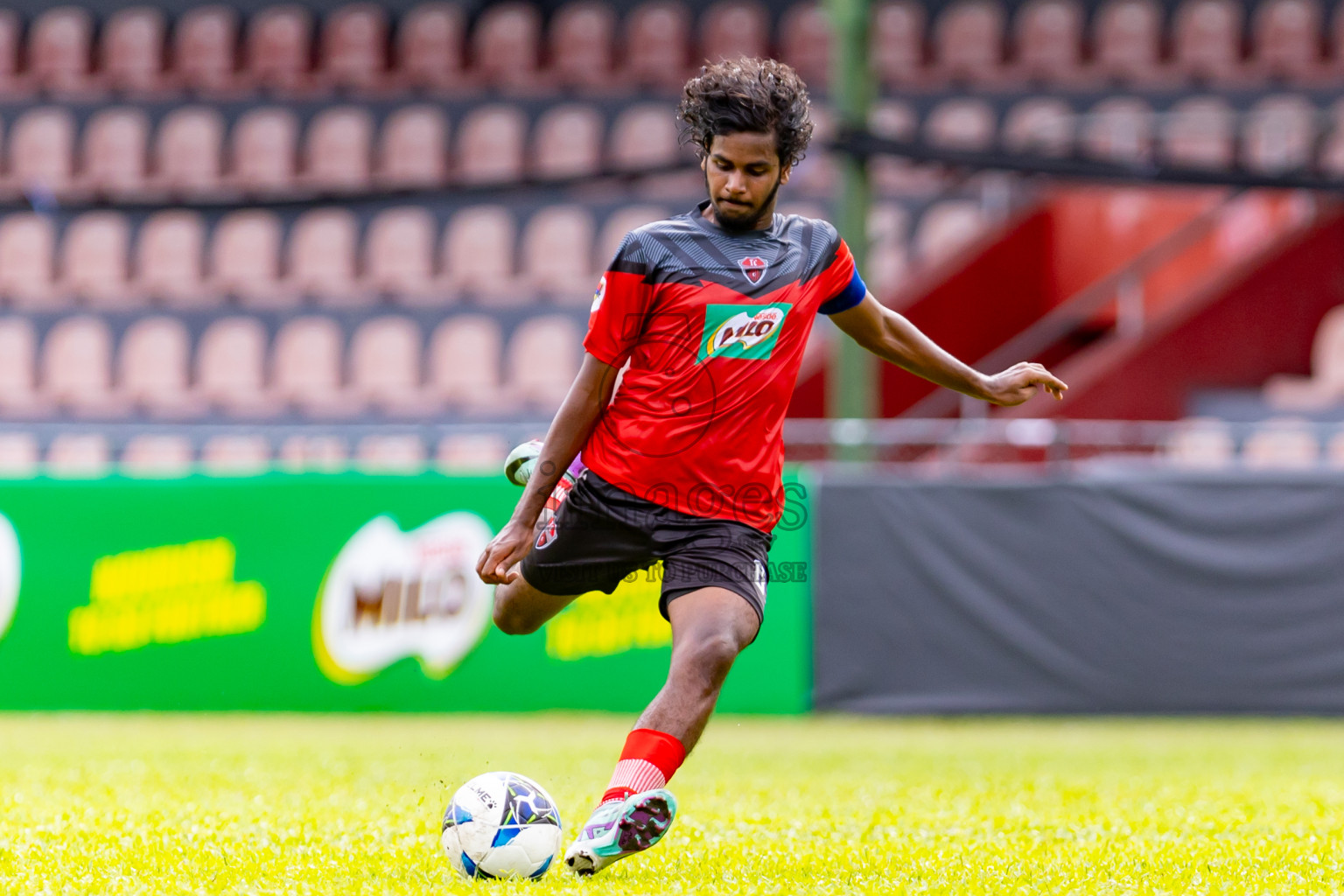 TC Sports Club vs Ode Sports Club in day 1 of Under 19 Youth Championship 2024 was held at National Stadium in Male', Maldives on Sunday, 9th June 2024. Photos: Nausham Waheed / images.mv