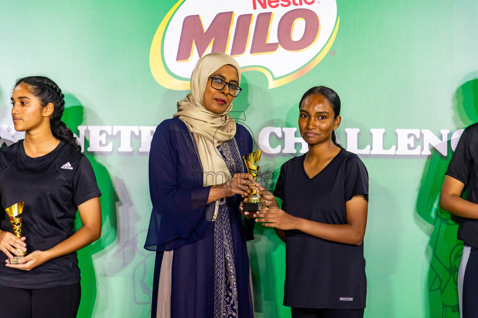 Final of MILO 3x3 Netball Challenge 2024 was held in Ekuveni Netball Court at Male', Maldives on Thursday, 20th March 2024. Photos: Nausham Waheed / images.mv