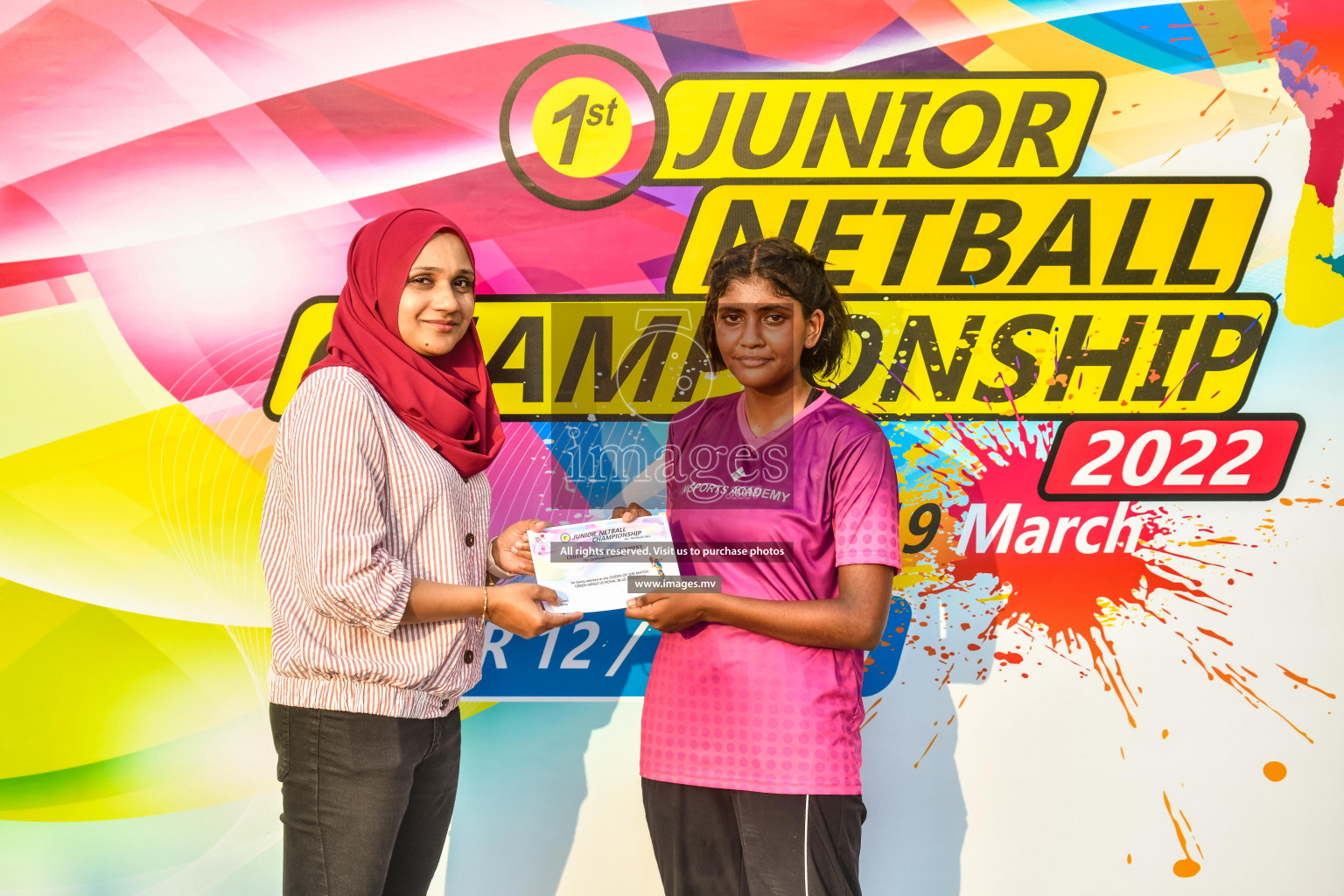 Day 6 of Junior Netball Championship 2022 on 10th March 2022 held in Male', Maldives. Photos by Nausham Waheed