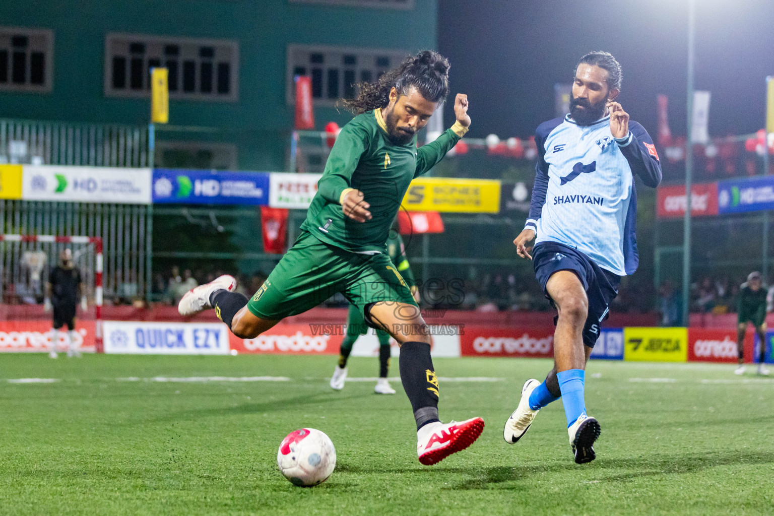 Th Thimarafushi vs Th Kinbidhoo in Day 23 of Golden Futsal Challenge 2024 was held on Tuesday , 6th February 2024 in Hulhumale', Maldives Photos: Nausham Waheed / images.mv