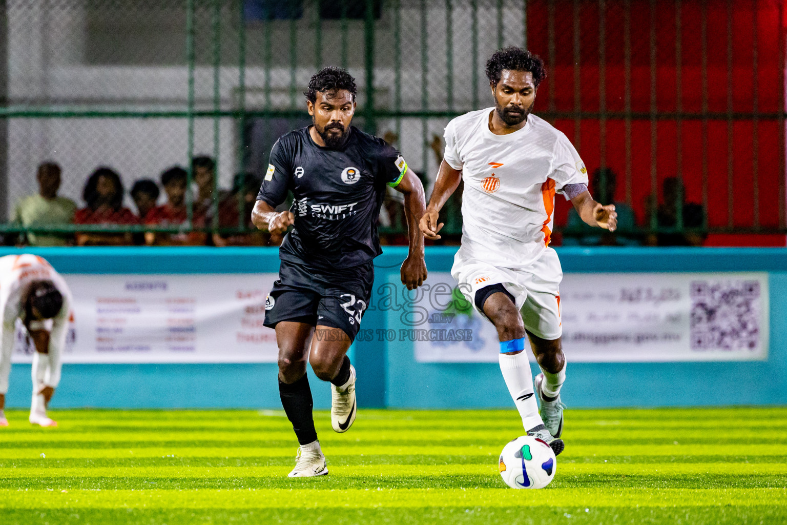 Dee Ess Jay SC vs Much Black in Day 2 of Laamehi Dhiggaru Ekuveri Futsal Challenge 2024 was held on Saturday, 27th July 2024, at Dhiggaru Futsal Ground, Dhiggaru, Maldives Photos: Nausham Waheed / images.mv