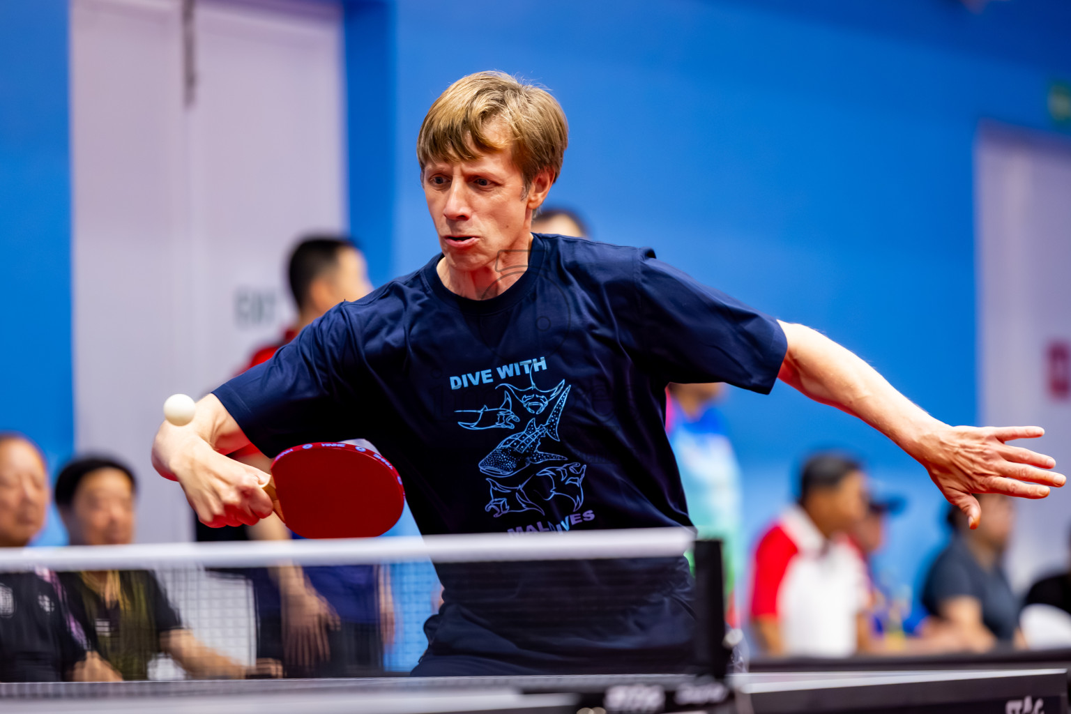 Day 2 of 1st Thoddoo Masters Table Tennis Tournament was held on Friday, 22nd August 2025 in AA Thoddoo, Maldives. Photos: Nausham Waheed / images.mv