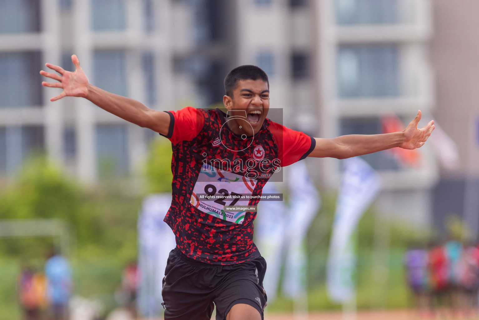 Day three of Inter School Athletics Championship 2023 was held at Hulhumale' Running Track at Hulhumale', Maldives on Tuesday, 16th May 2023. Photos: Shuu / Images.mv