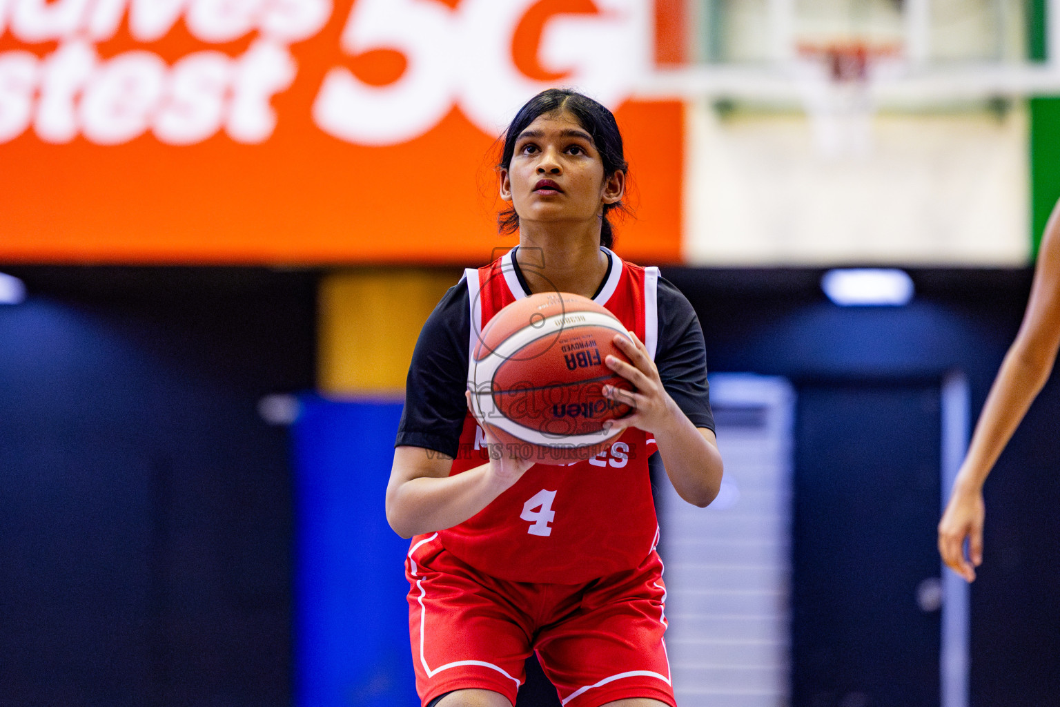Maldives vs SriLanka in Day 2 of Under 16 Woman's Asian Cup SABA Qualifiers 2025 was held in Social Center, Male', Maldives on Friday, 13th June 2025. Photos: Nausham Waheed / images.mv