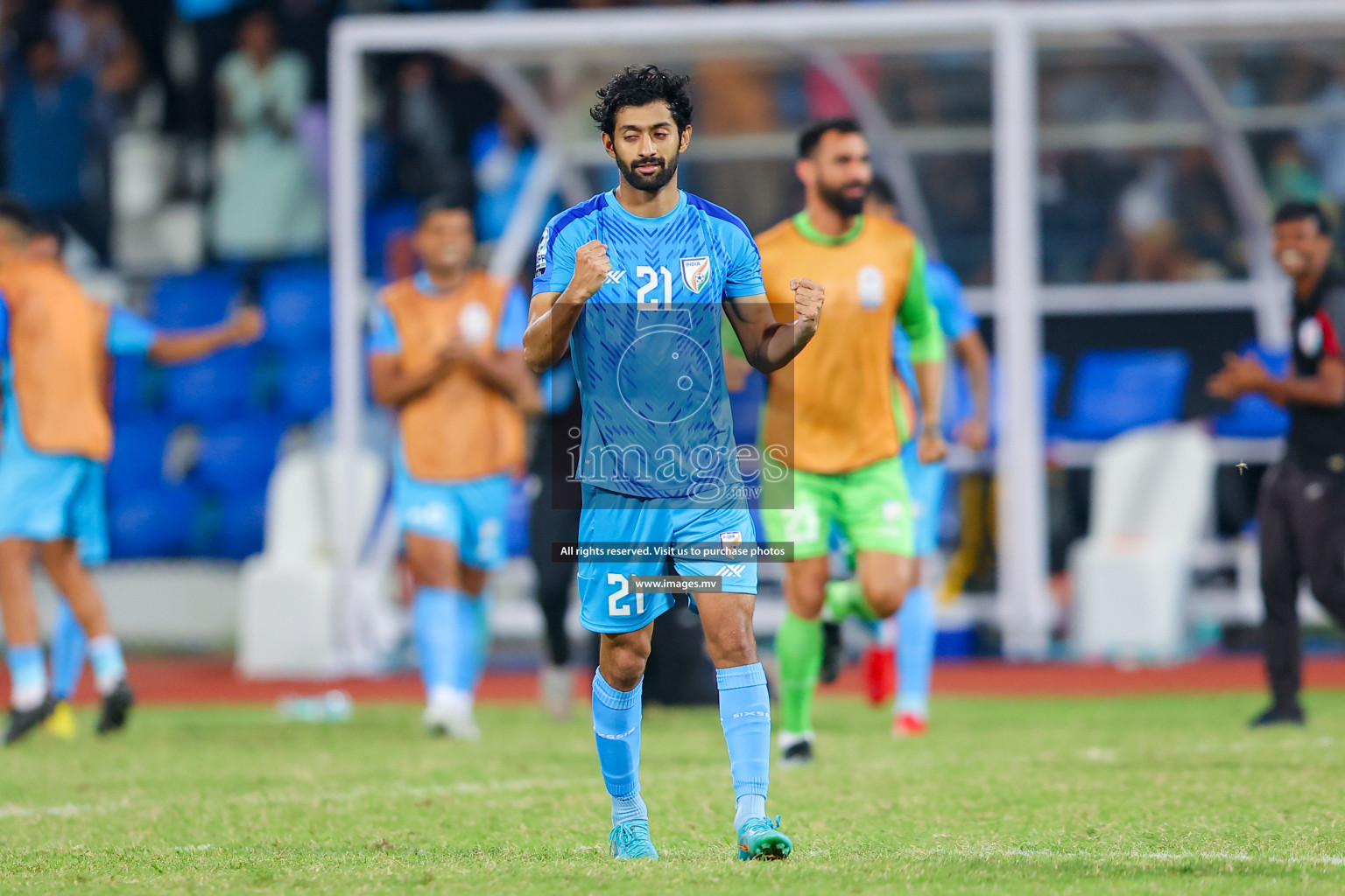 Lebanon vs India in the Semi-final of SAFF Championship 2023 held in Sree Kanteerava Stadium, Bengaluru, India, on Saturday, 1st July 2023. Photos: Nausham Waheed, Hassan Simah / images.mv