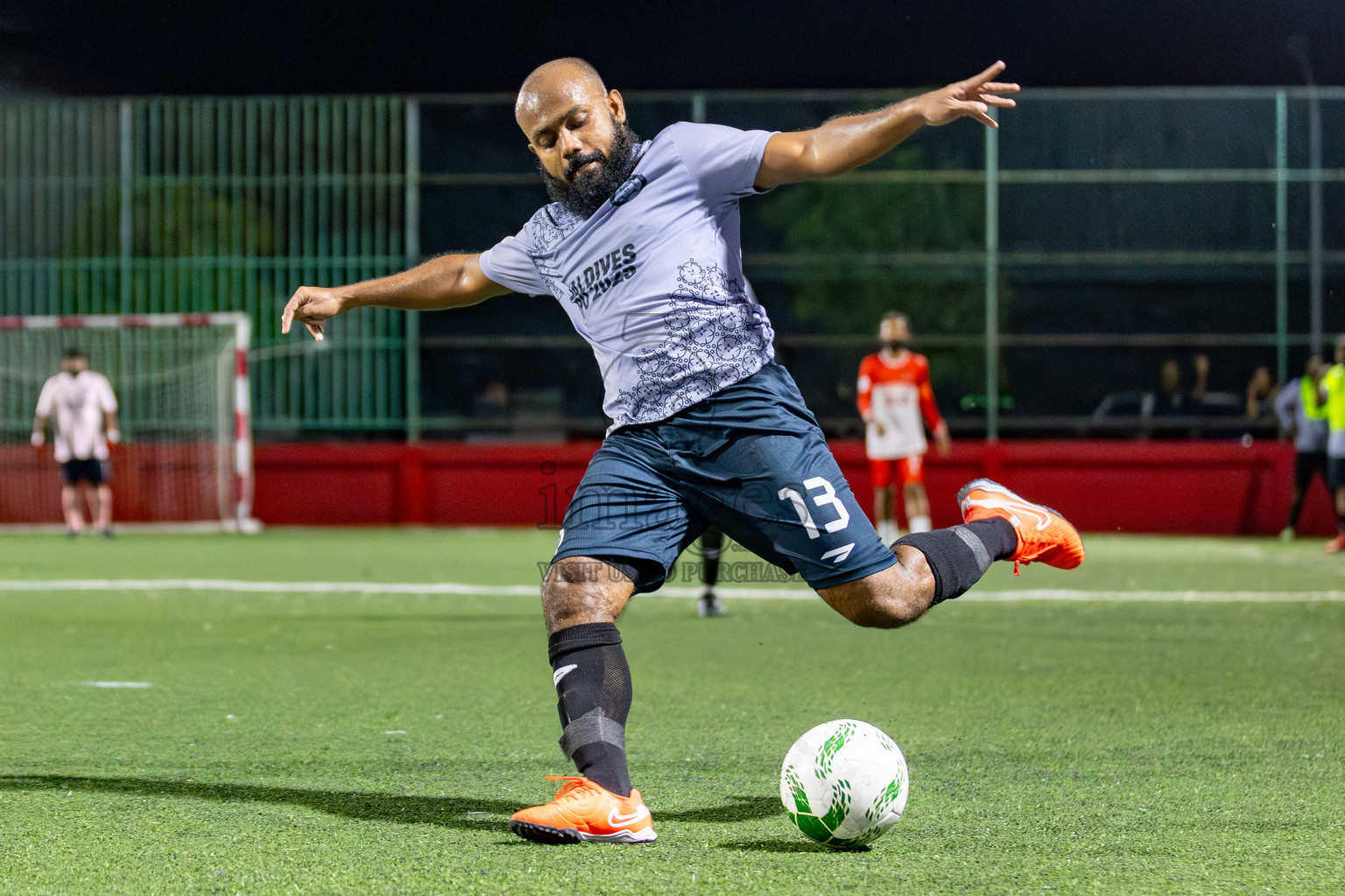 Roseware vs Trade Club in Day 11 of Office League 2025 was held on Saturday, 26th April 2025 in Hulhumale', Maldives. Photos: Mohamed Mahfooz Moosa / images.mv