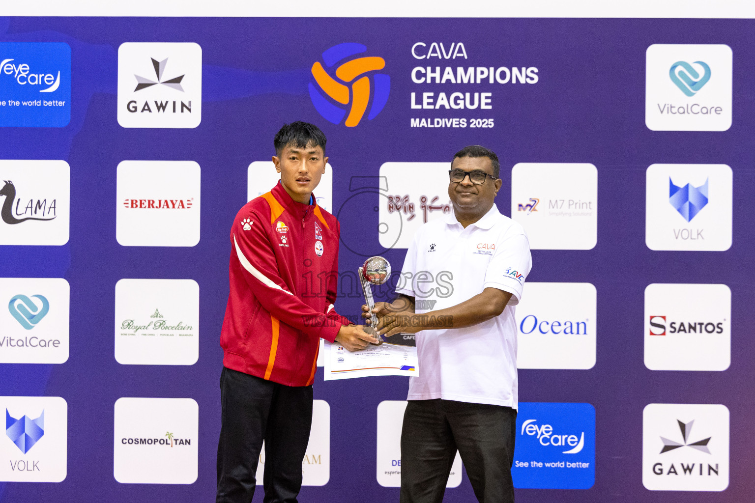 Final of CAVA Champions League 2025 held in Male', Maldives on Wednesday, 23th July 2025 at Social Center Indoor Hall 
Photos By: Mohamed Mahfooz Moosa / images.mv