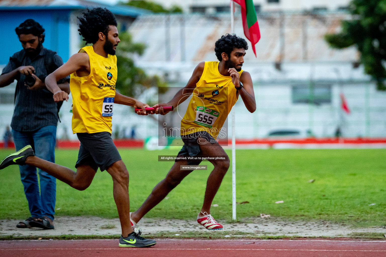 Day 2 of National Athletics Championship 2023 was held in Ekuveni Track at Male', Maldives on Friday, 24th November 2023. Photos: Hassan Simah / images.mv