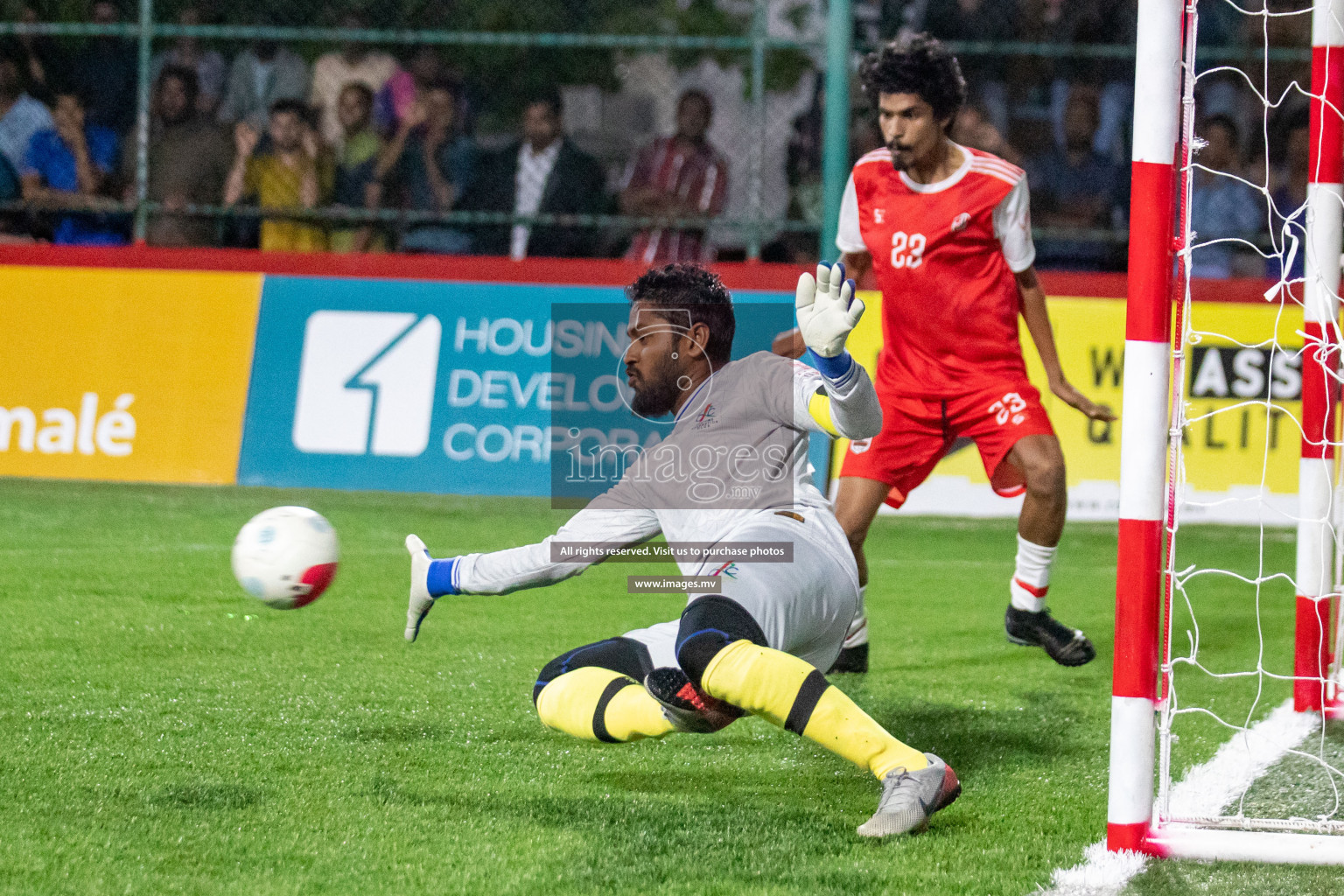 Customs RC vs Club Aasandha in Club Maldives Cup 2022 was held in Hulhumale', Maldives on Saturday, 15th October 2022. Photos: Hassan Simah/ images.mv