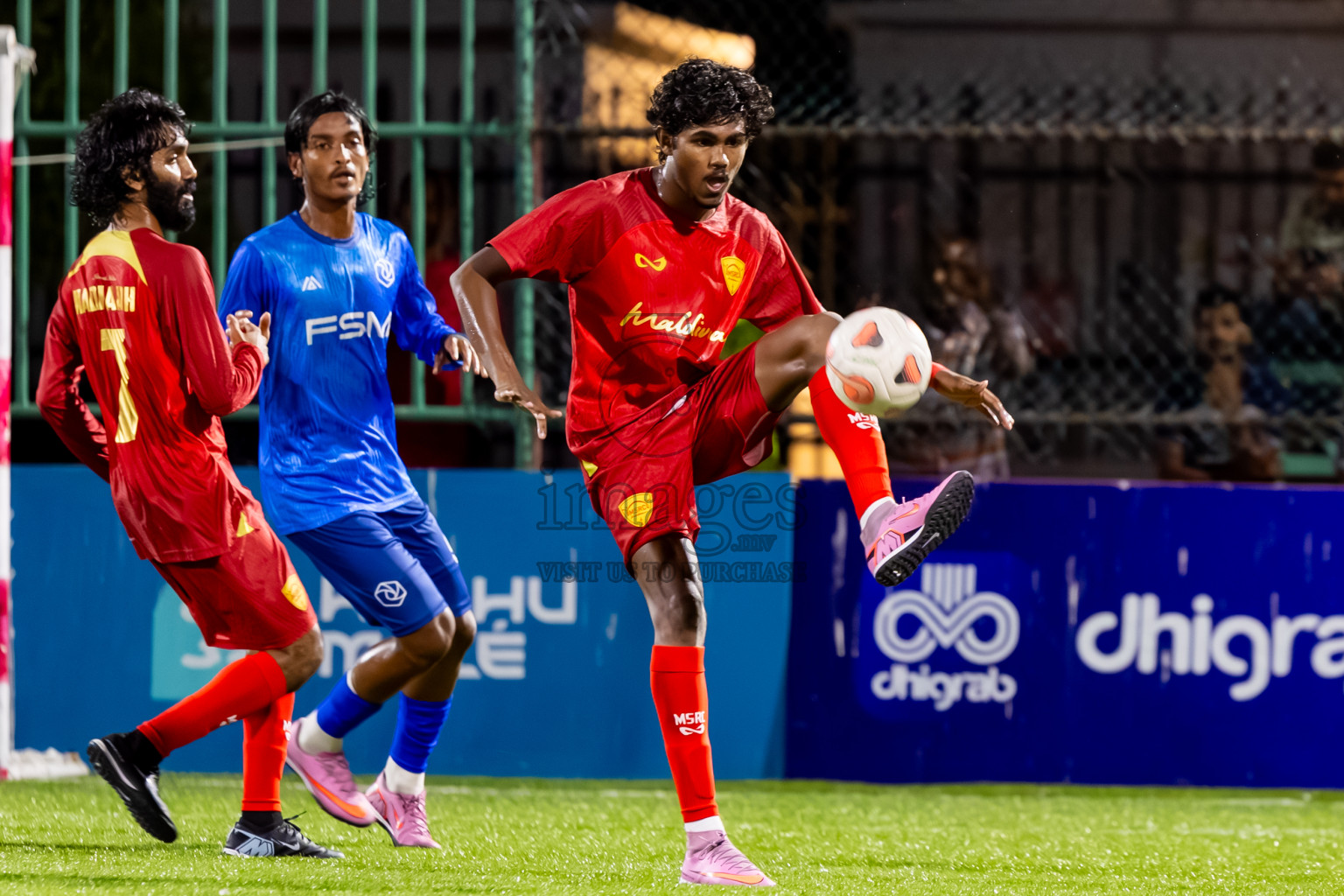 Maldivian vs FSM in Day 2 of Club Maldives Cup 2025 was held in Rehendi Futsal Ground, Hulhumale', Maldives on Monday, 29th September 2025. Photos: Nausham Waheed / images.mv