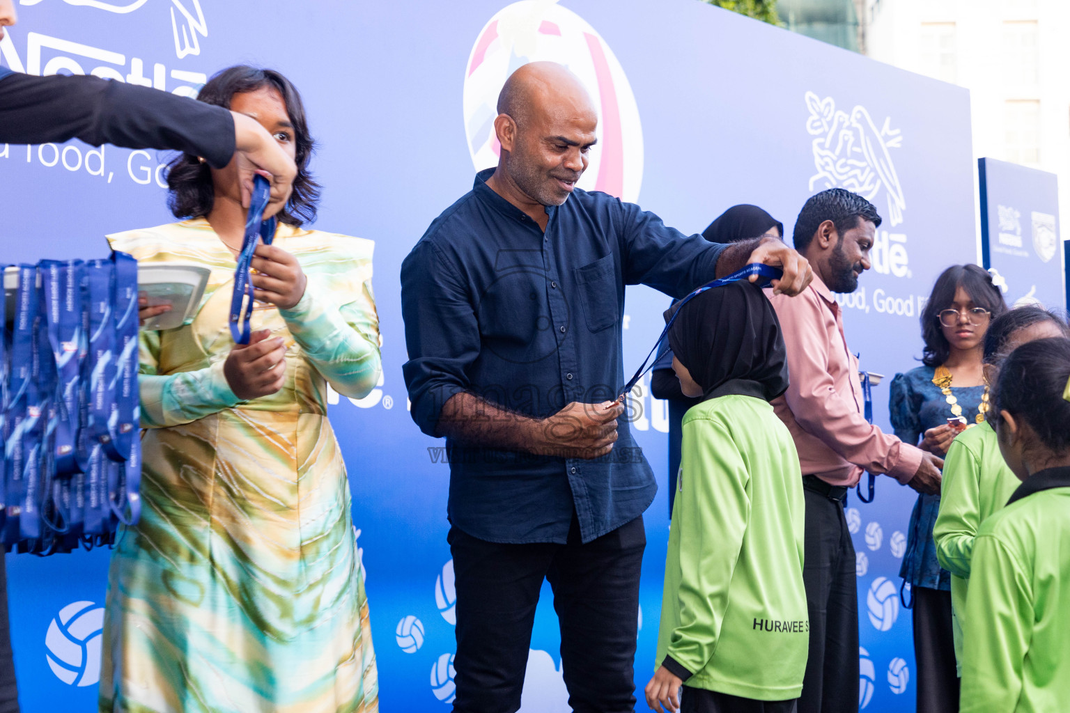 Day 3 of Nestle' Kids Netball Fiesta 2023 held in Henveyru Stadium, Male', Maldives on Saturday, 2nd December 2023. Photos by Nausham Waheed / Images.mv