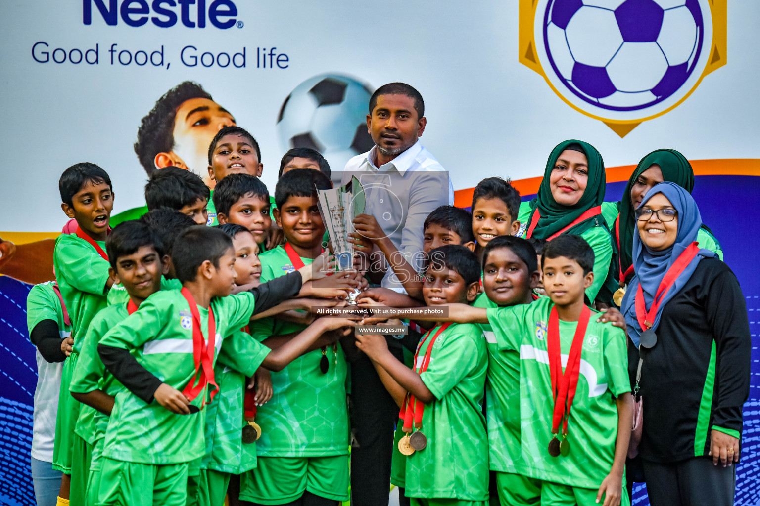 Day 4 of Milo Kids Football Fiesta 2022 was held in Male', Maldives on 22nd October 2022. Photos: Nausham Waheed / images.mv