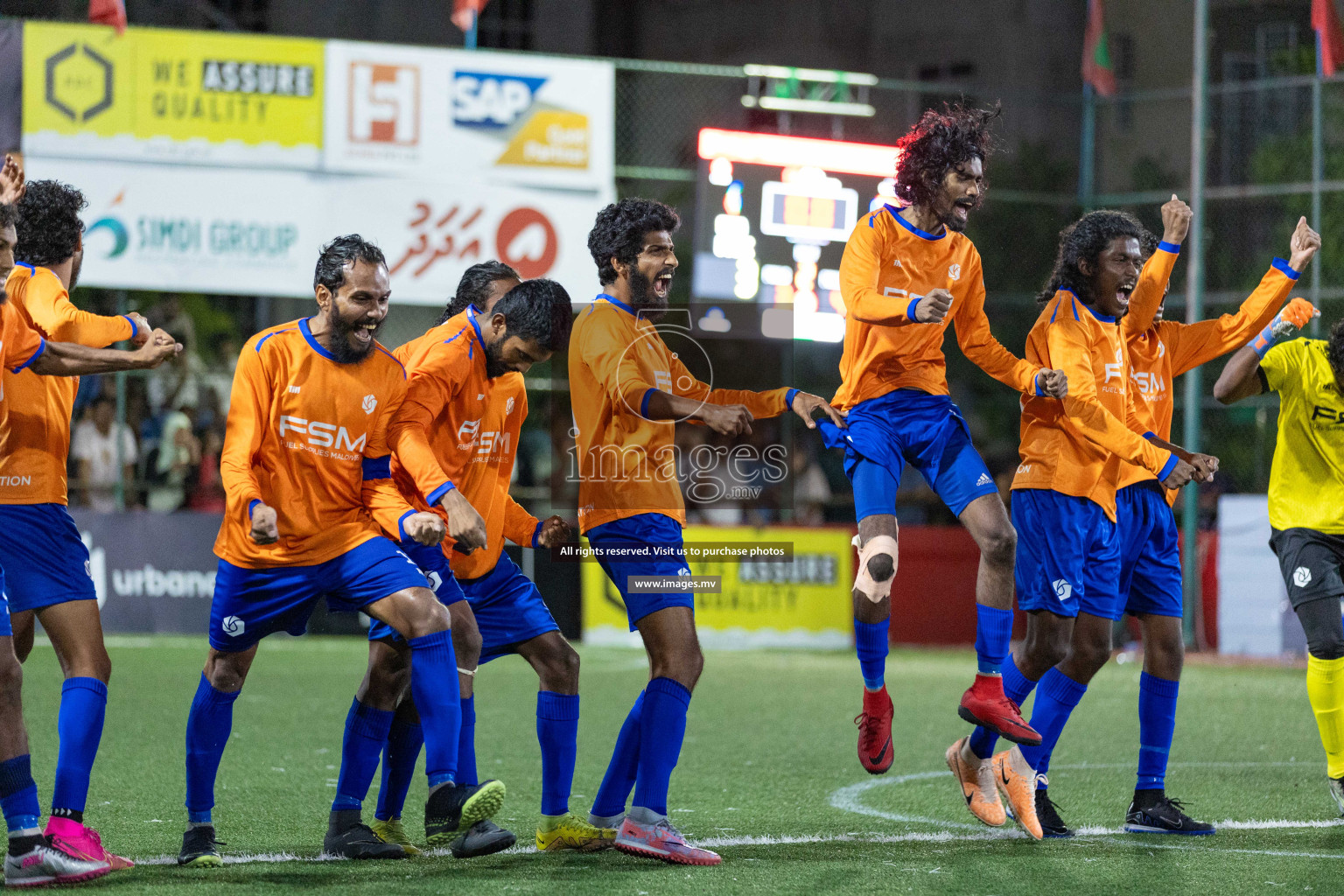 Team Fenaka vs Team FSM in Quarter Final of Club Maldives Cup 2023 held in Hulhumale, Maldives, on Sunday, 13th August 2023 Photos: Nausham Waheed, Ismail Thoriq / images.mv