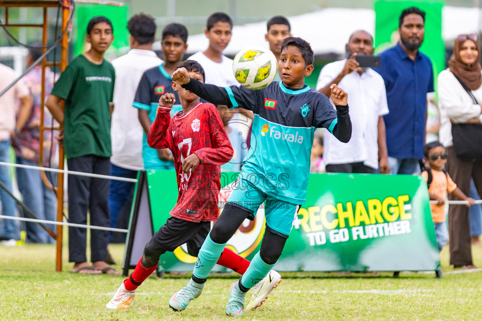 Day 2 of MILO Academy Championship 2025 (U-12) was held at Henveiru Stadium in Male', Maldives on Friday, 2nd May 2025. Photos: Mohamed Mahfooz Moosa / images.mv