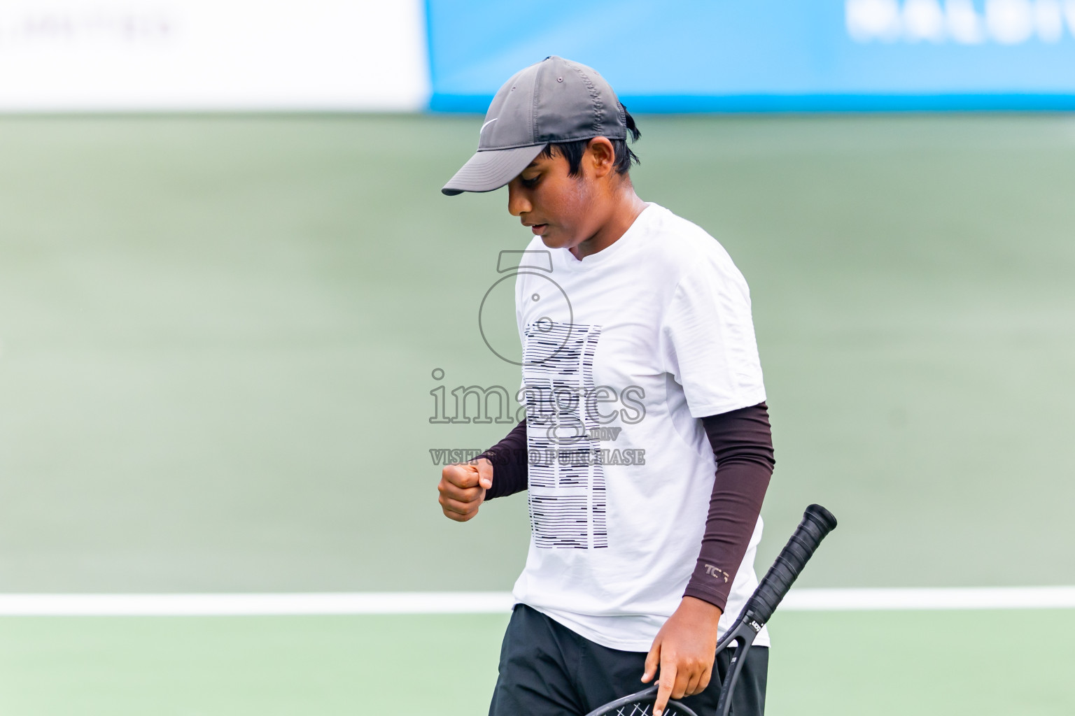 Day 5 of ATF Maldives Junior Open Tennis was held in Male' Tennis Court, Male', Maldives on Monday, 16th December 2024. Photos: Nausham Waheed/ images.mv