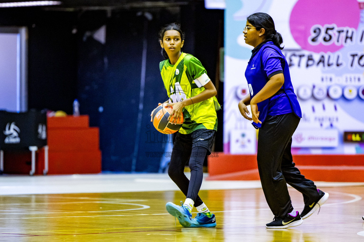 Day 3 of 25th Inter-School Netball Tournament was held in Social Center at Male', Maldives on Sunday, 11th August 2024. Photos: Nausham Waheed / images.mv