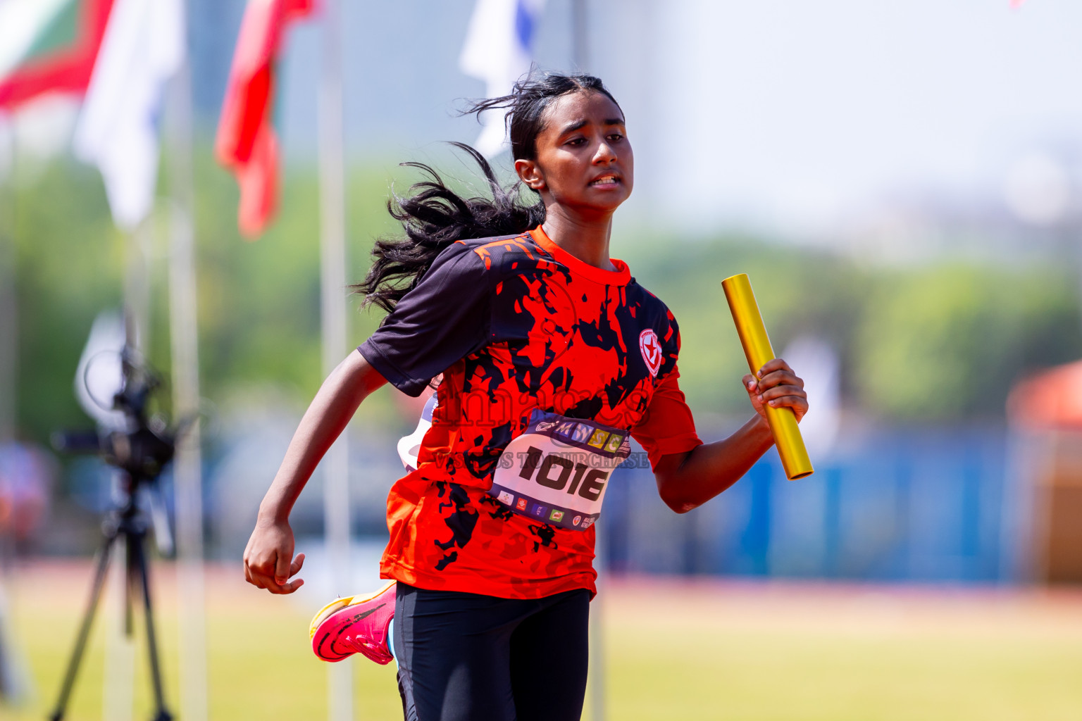 Day 6 of MWSC Interschool Athletics Championships 2024 held in Hulhumale Running Track, Hulhumale, Maldives on Thursday, 14th November 2024. Photos by: Nausham Waheed / Images.mv