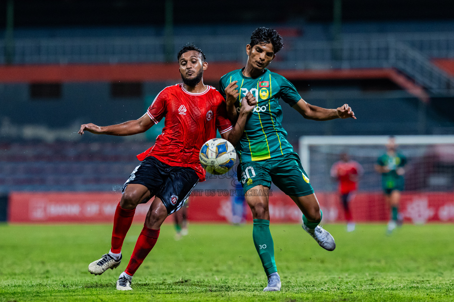 Maziya Sports & Recreation vs TC Sports Club in Dhivehi Premier League 2025/26 held in National Football Stadium, Male', Maldives on Wednesday, 24th September 2025. Photos: Areef Adam / Images.mv
