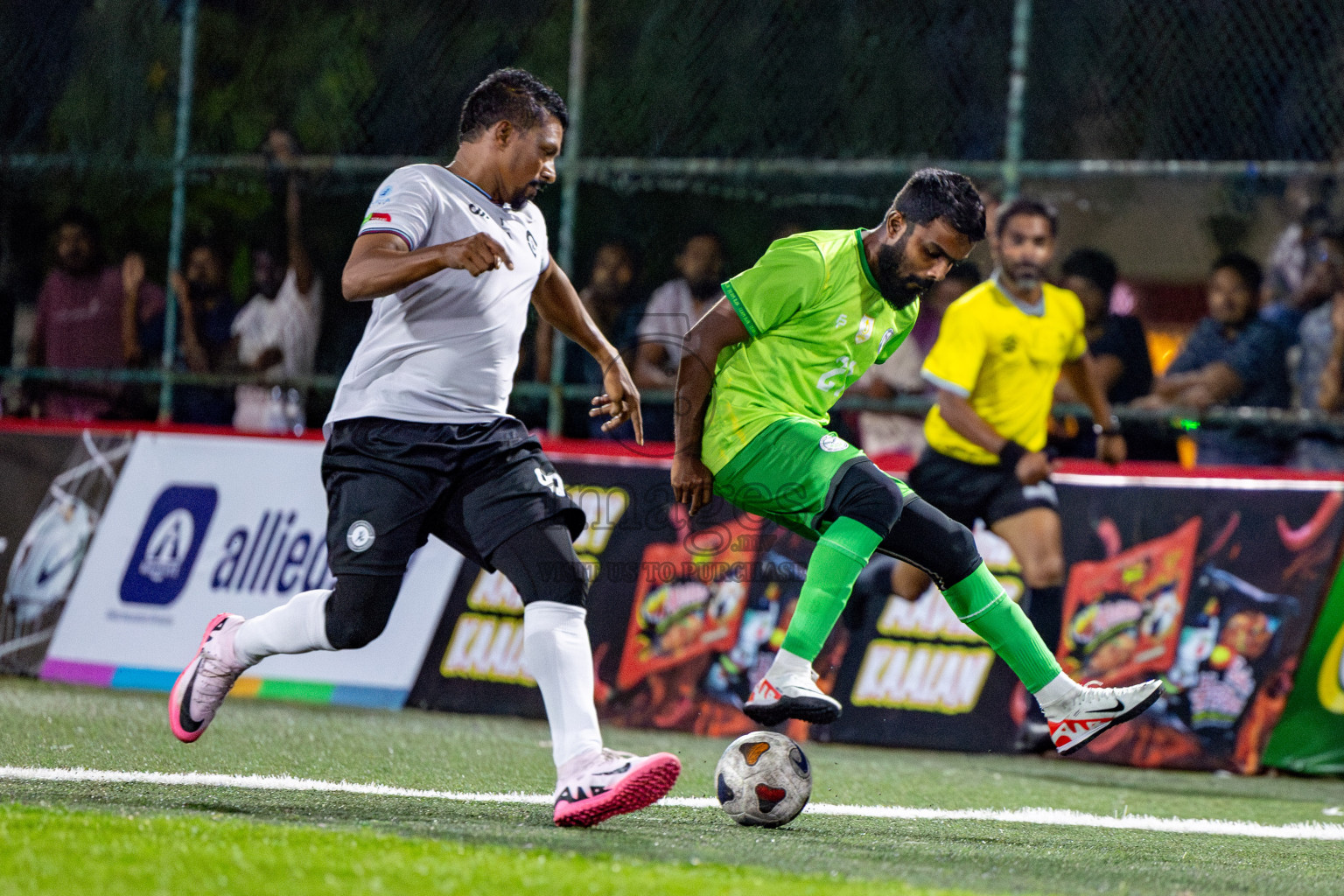 TEAM DJA vs KULHIVARU VUZARA in Club Maldives Classic 2024 held in Rehendi Futsal Ground, Hulhumale', Maldives on Monday, 16th September 2024. Photos: Nausham Waheed / images.mv